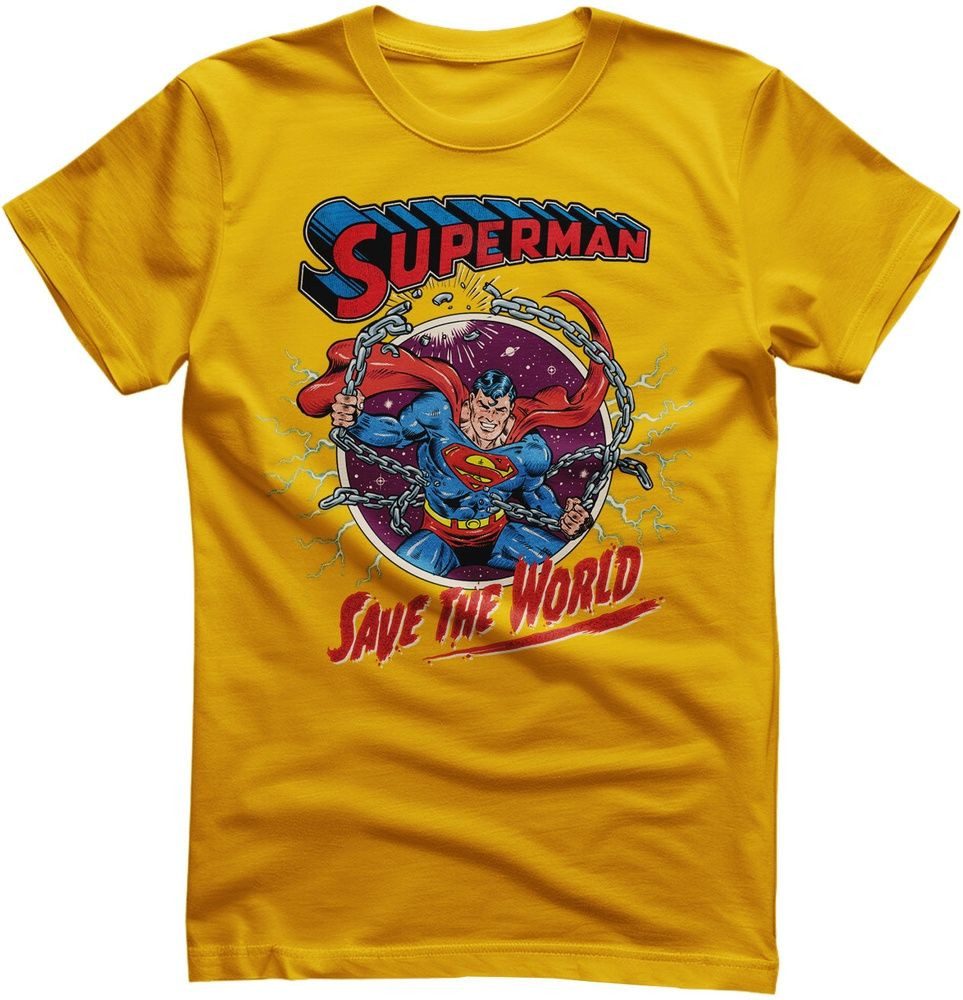 T-Shirt Superman Save The World T-Shirt