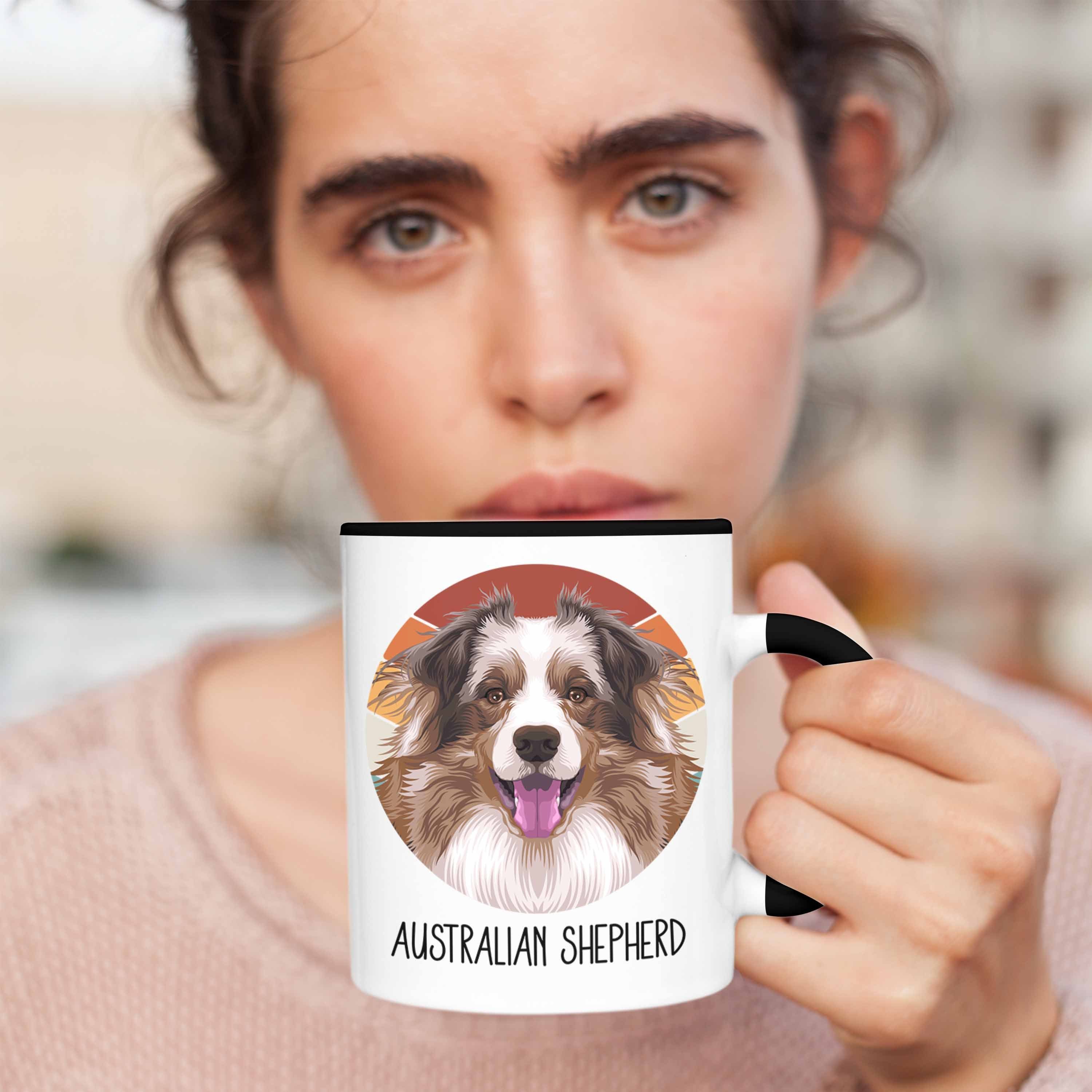 Trendation Shepherd Spruch Geschenk Besitzer Lustiger Australian Tasse Geschenkid Schwarz Tasse