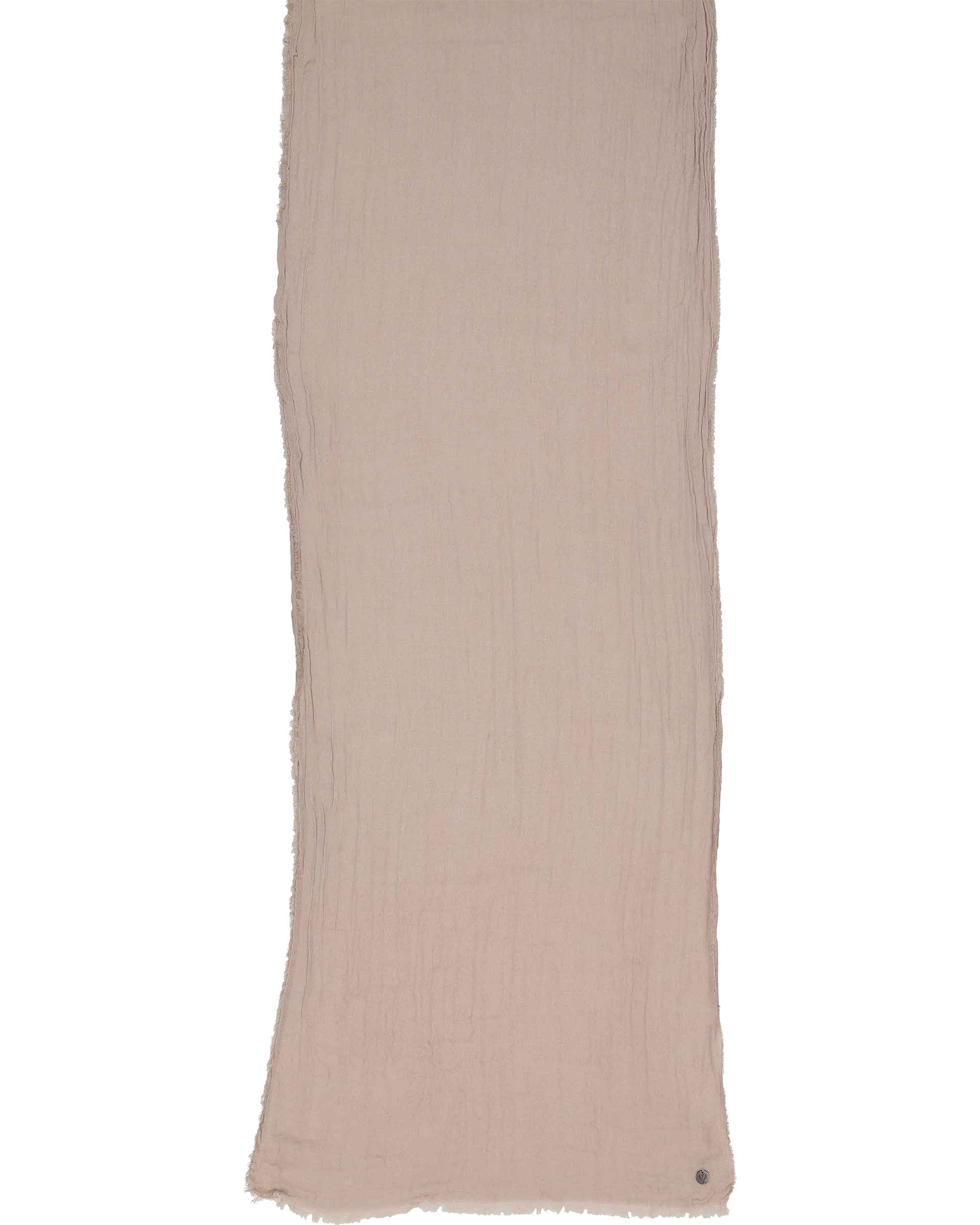 Fraas Modeschal Leichter einfarbiger Schal in Krepp-Optik aus reiner Baumwolle, (keine)