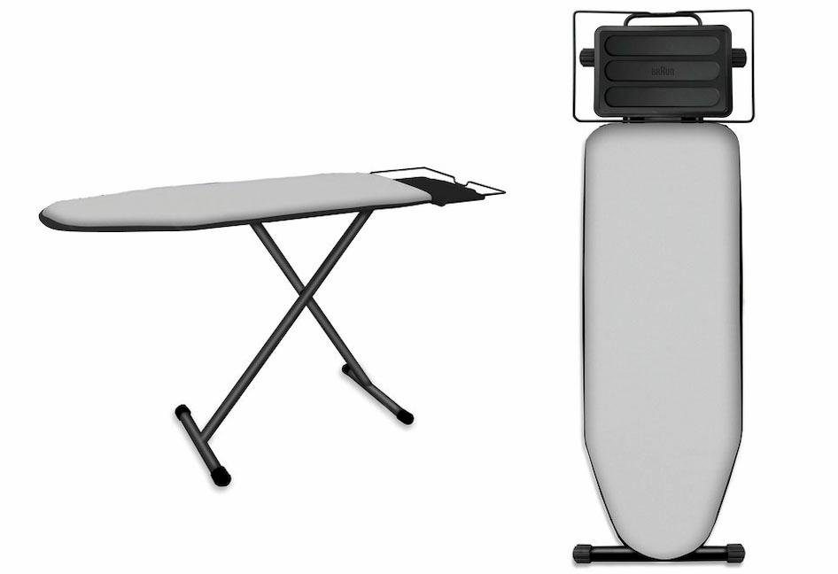 Braun Bügelbrett CareStyle IB 3001 BK - für alle CareStyle Dampfbügelstationen geeignet, Bügelfläche 122x40 cm, Bügelfläche: 122 x 40 cm, 7-fach höhenverstellbar, Baumwolle-Bezug