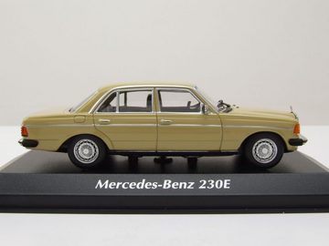 Maxichamps Modellauto Mercedes 230E W123 1982 beige Modellauto 1:43 Maxichamps, Maßstab 1:43