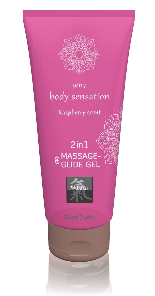 Shiatsu Gleitgel Massage- & Glide Gel 2 in 1 - Framboos