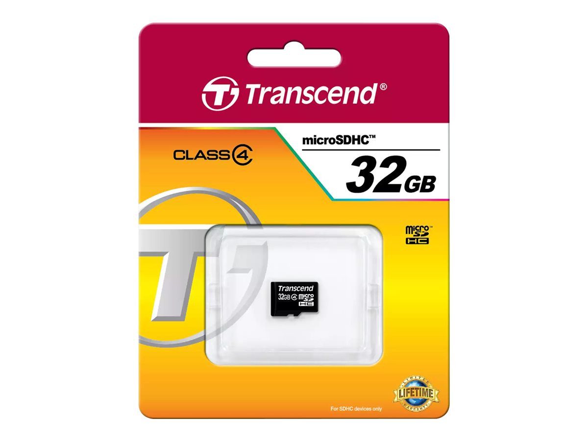 TRANSCEND SDHC CARD MICRO 32GB CLASS 4 Micro SD-Karte