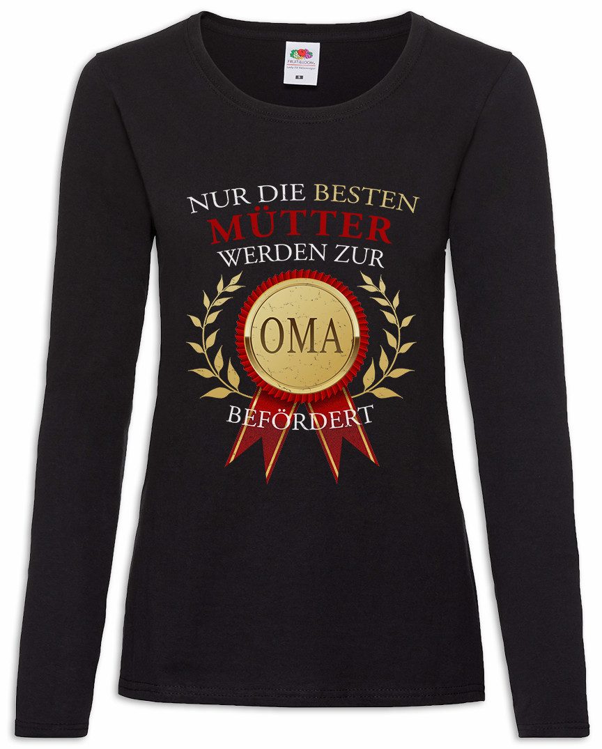 Langarmshirt Nur Die Besten Mütter Werden Zur Oma Damen Langarmshirt Beste Mom