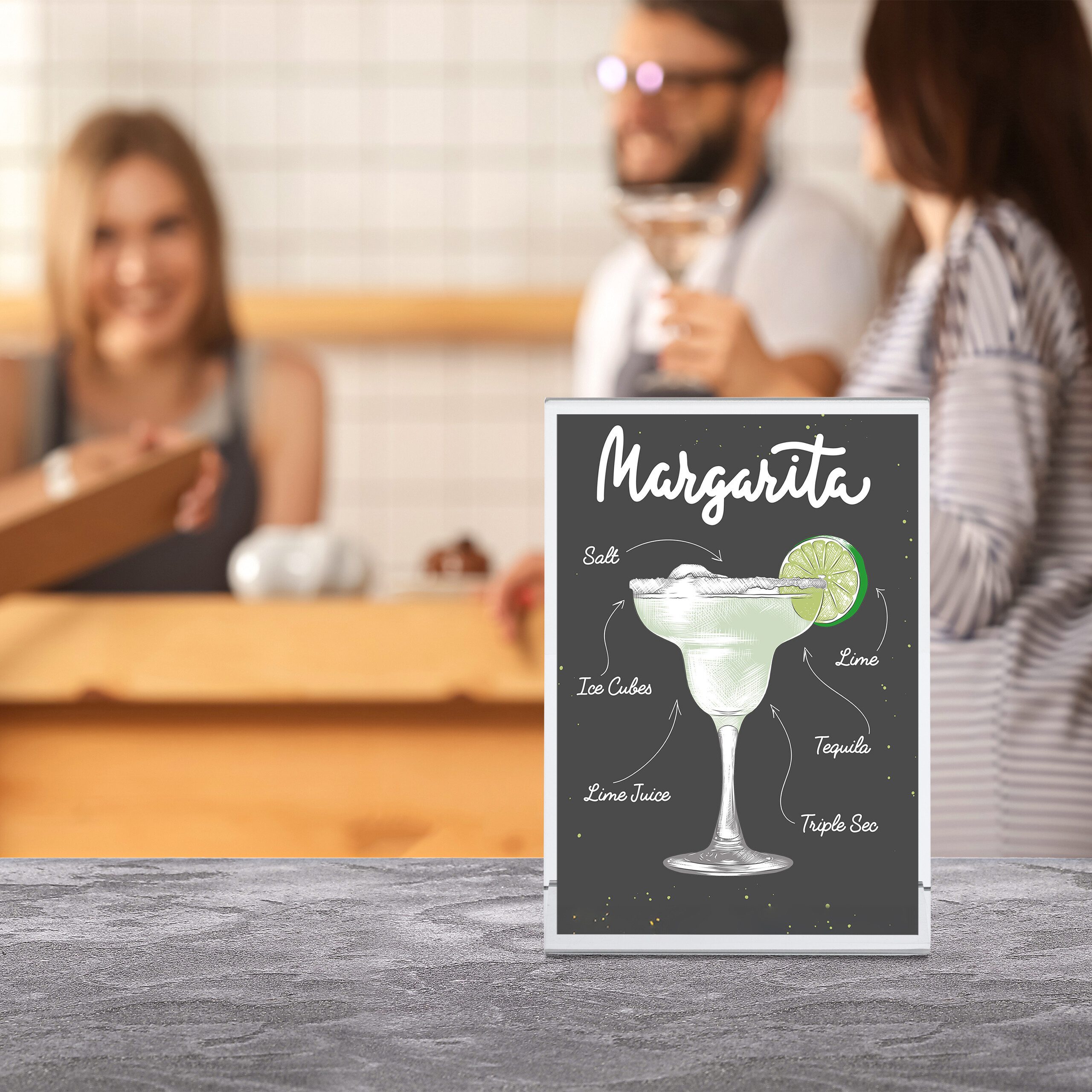 relaxdays Einzelrahmen 10er Set Tischaufsteller DIN A5, (10 St)