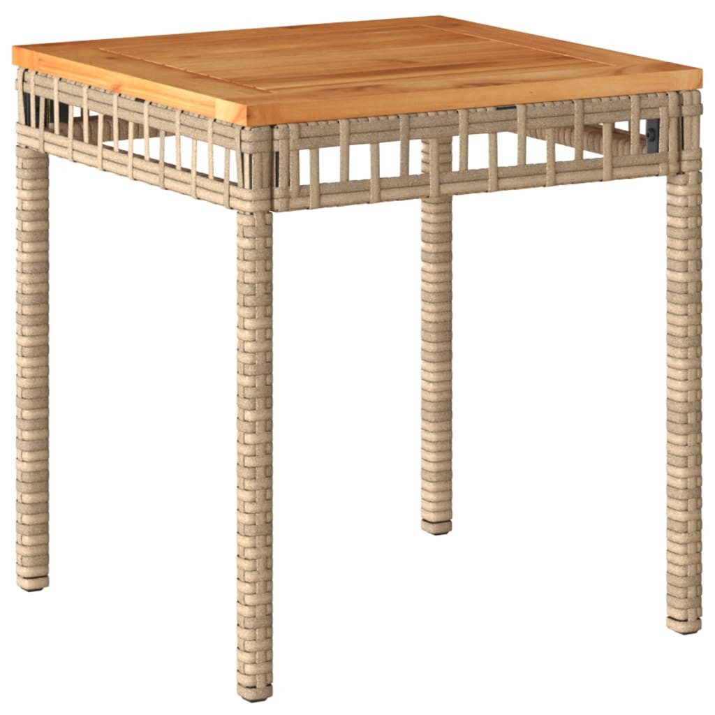 vidaXL Gartentisch Gartentisch Beige 38x38x42 cm günstig online kaufen