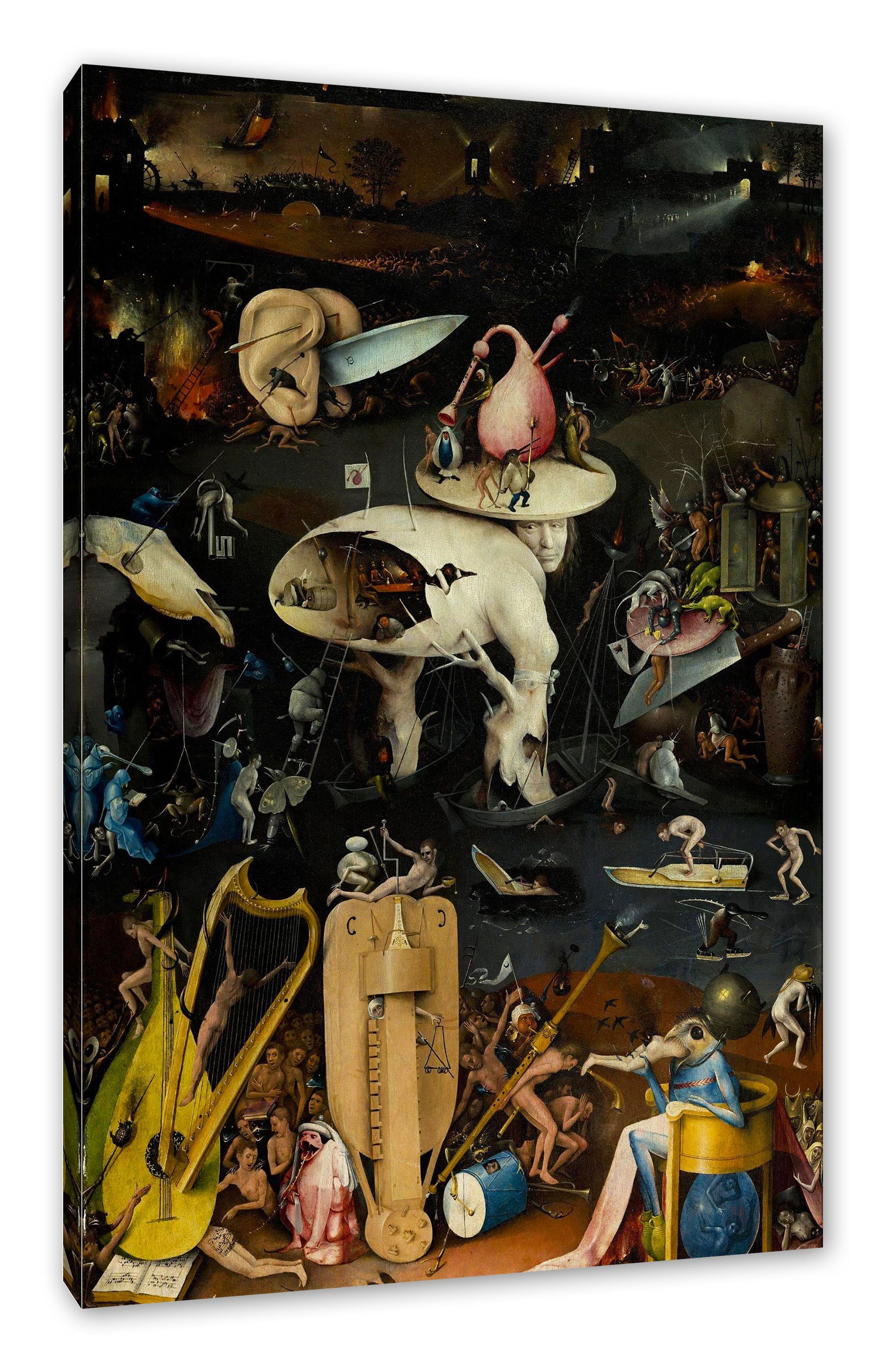 Pixxprint Leinwandbild Hieronymus Bosch Der Garten der Lüste III