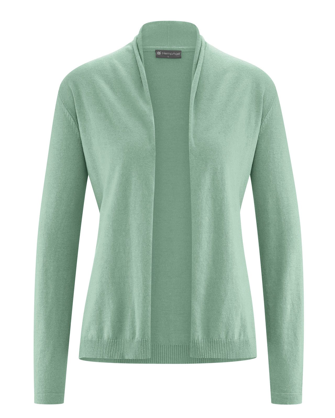 HempAge Strickjacke Leichte Strickjacke Hanf/Biobaumwolle Damen Normal Fit