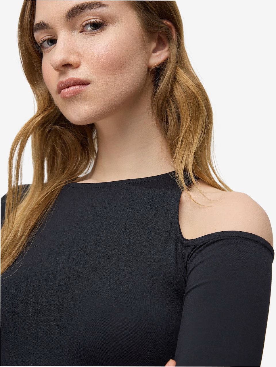 No Matter What Crop-Top Langarmshirt