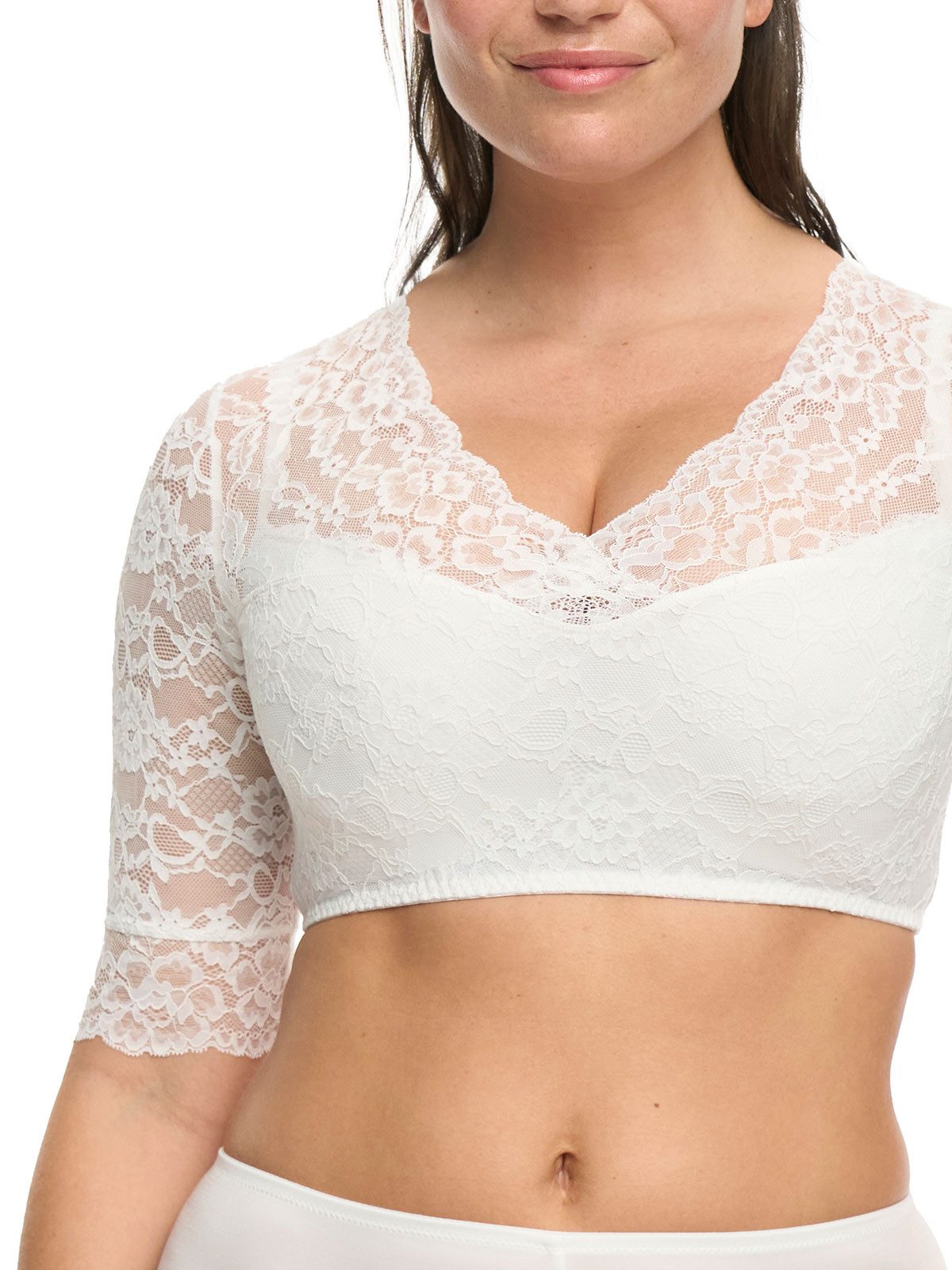 Susa Dirndlbluse Dirndlbluse halbarm Wiesn-Zauber (Stück, 1-tlg) - günstig online kaufen