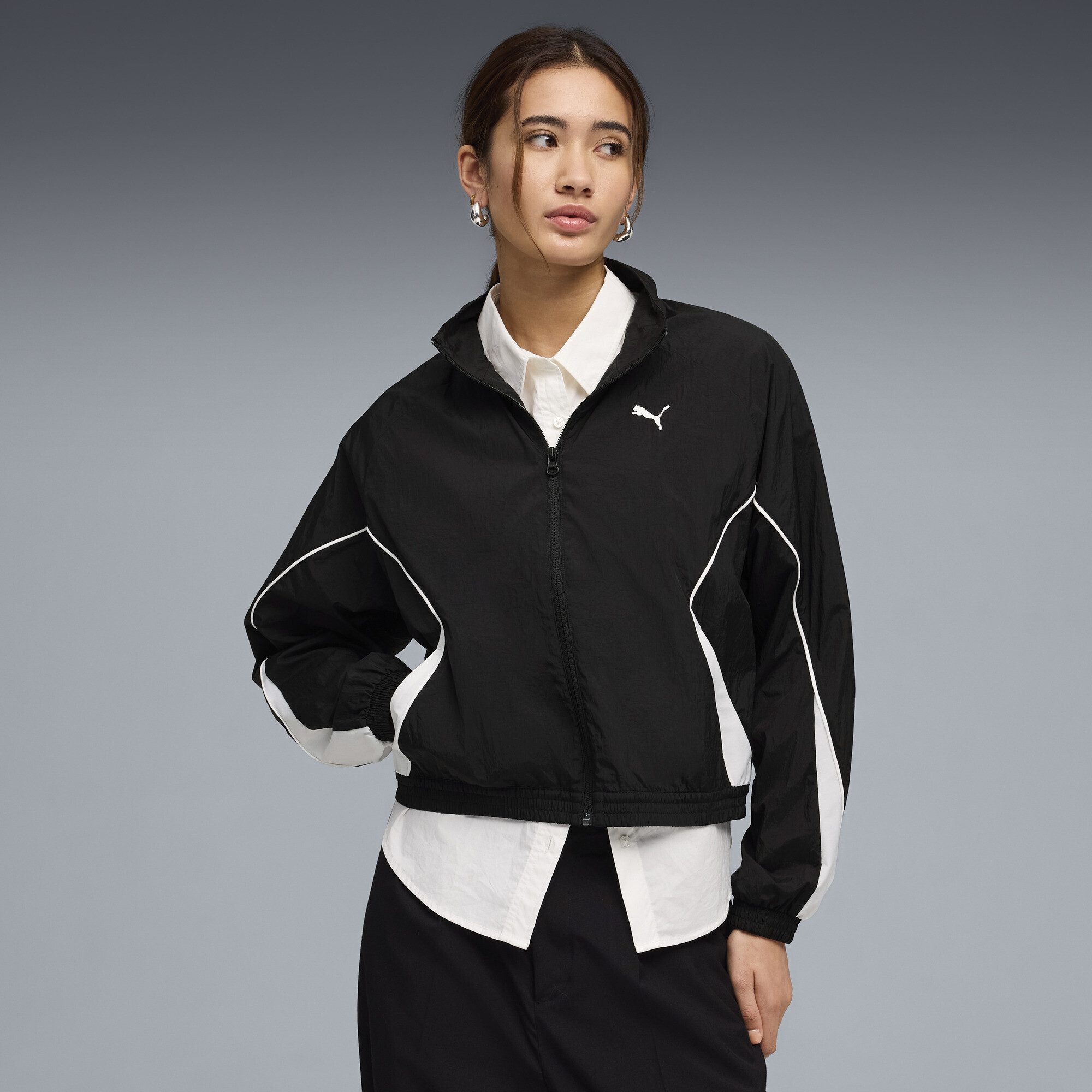 PUMA Trainingsjacke PUMA Sport Relaxed Jacke mit Reißverschluss Damen
