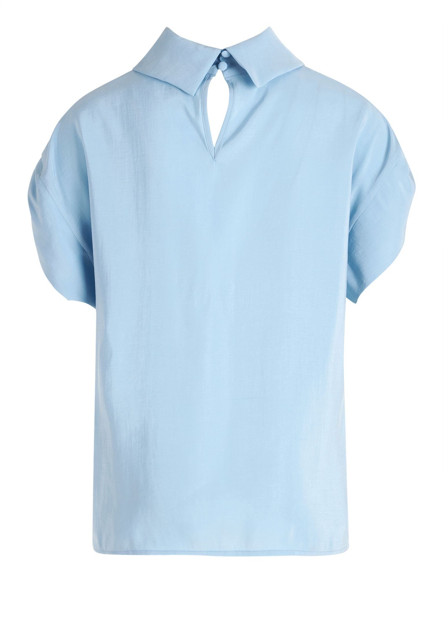 Barclay Betty Blau Klassische Bluse