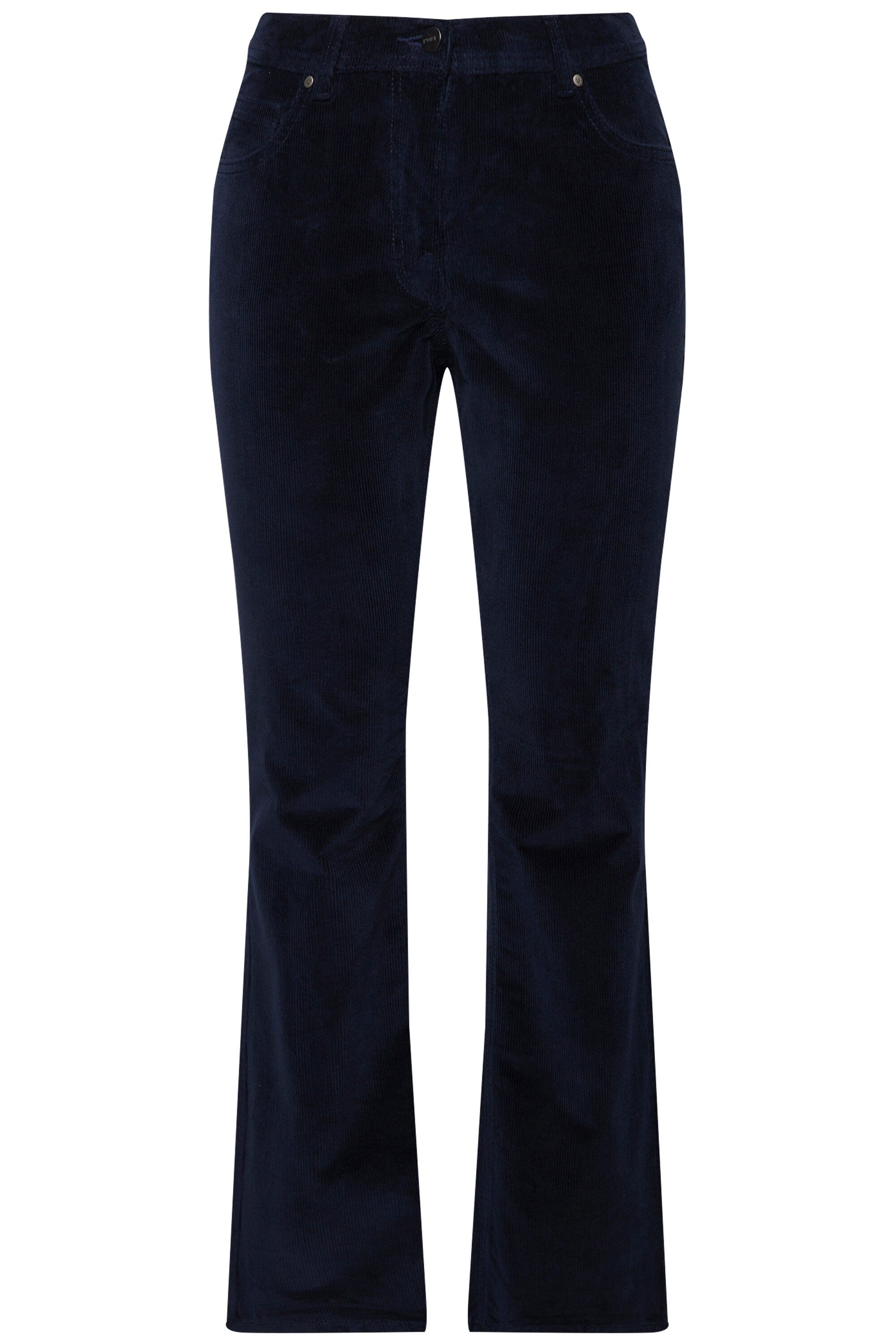 Ulla Popken Regular-fit-Jeans Cordhose Marie Bootcut günstig online kaufen