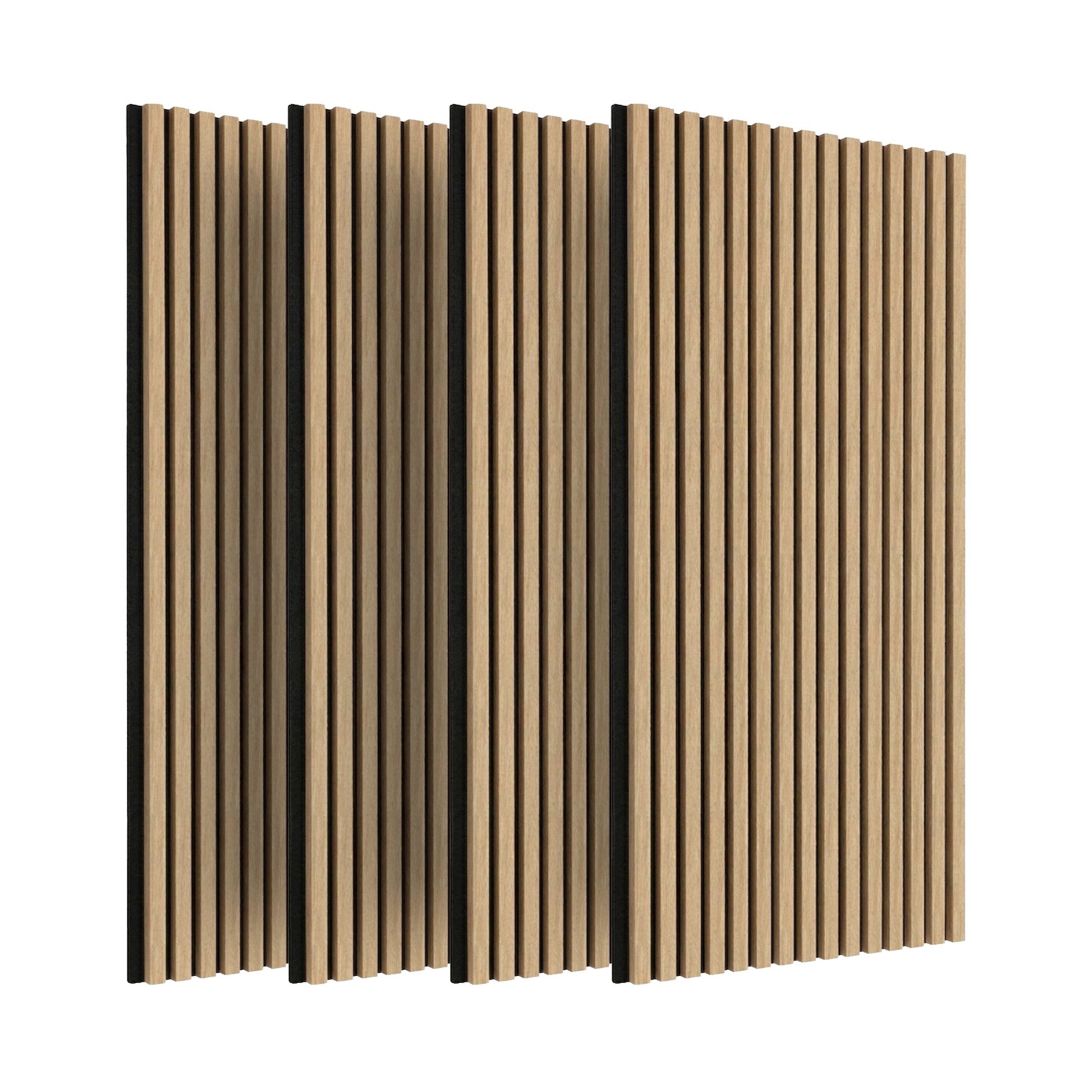 IZODEKOR 3D Wandpaneel Akustikpaneele in Holzoptik mit Filz – Schalldämmung & Raumakustik, BxL: 60x120 cm, 0,72 qm, (Set, Akustikpaneele als Set) schallabsorbierend, flexibel zuschneidbar, einfache Montage