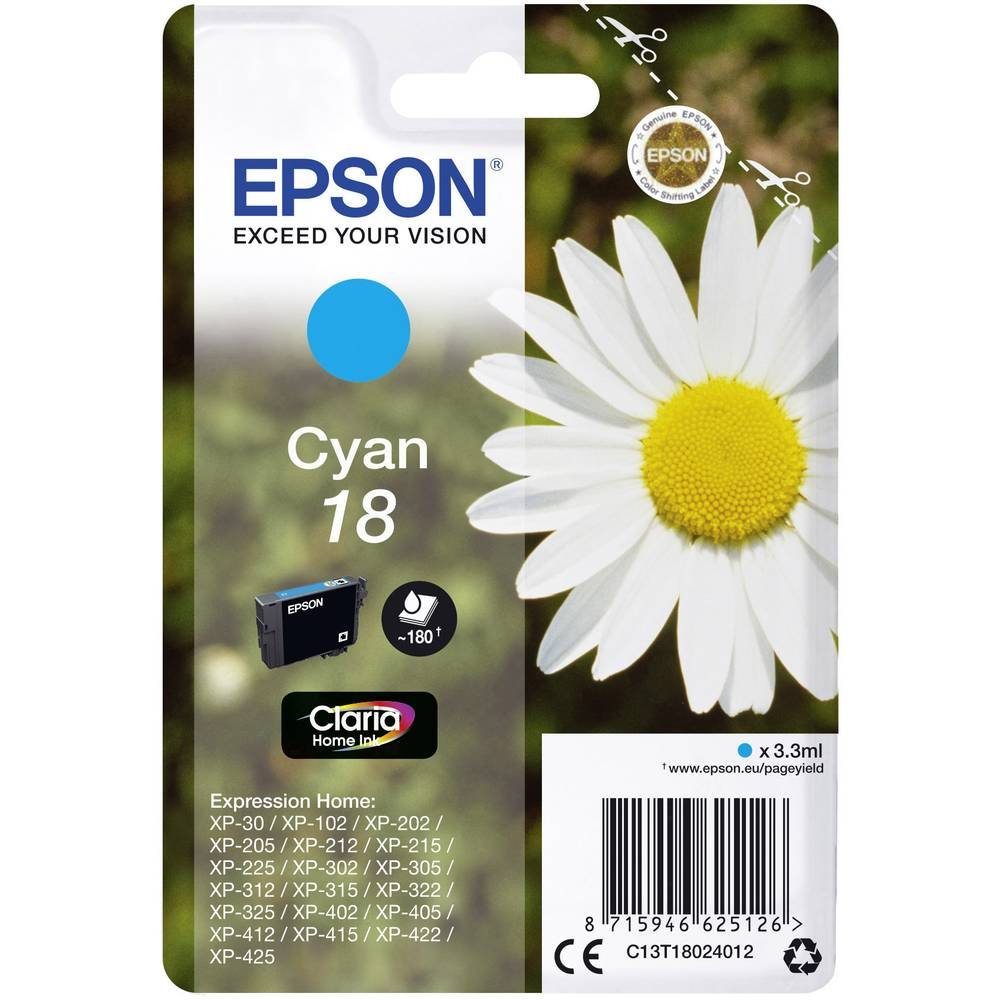 Epson Tintenpatrone C13T18024012 Tintenpatrone