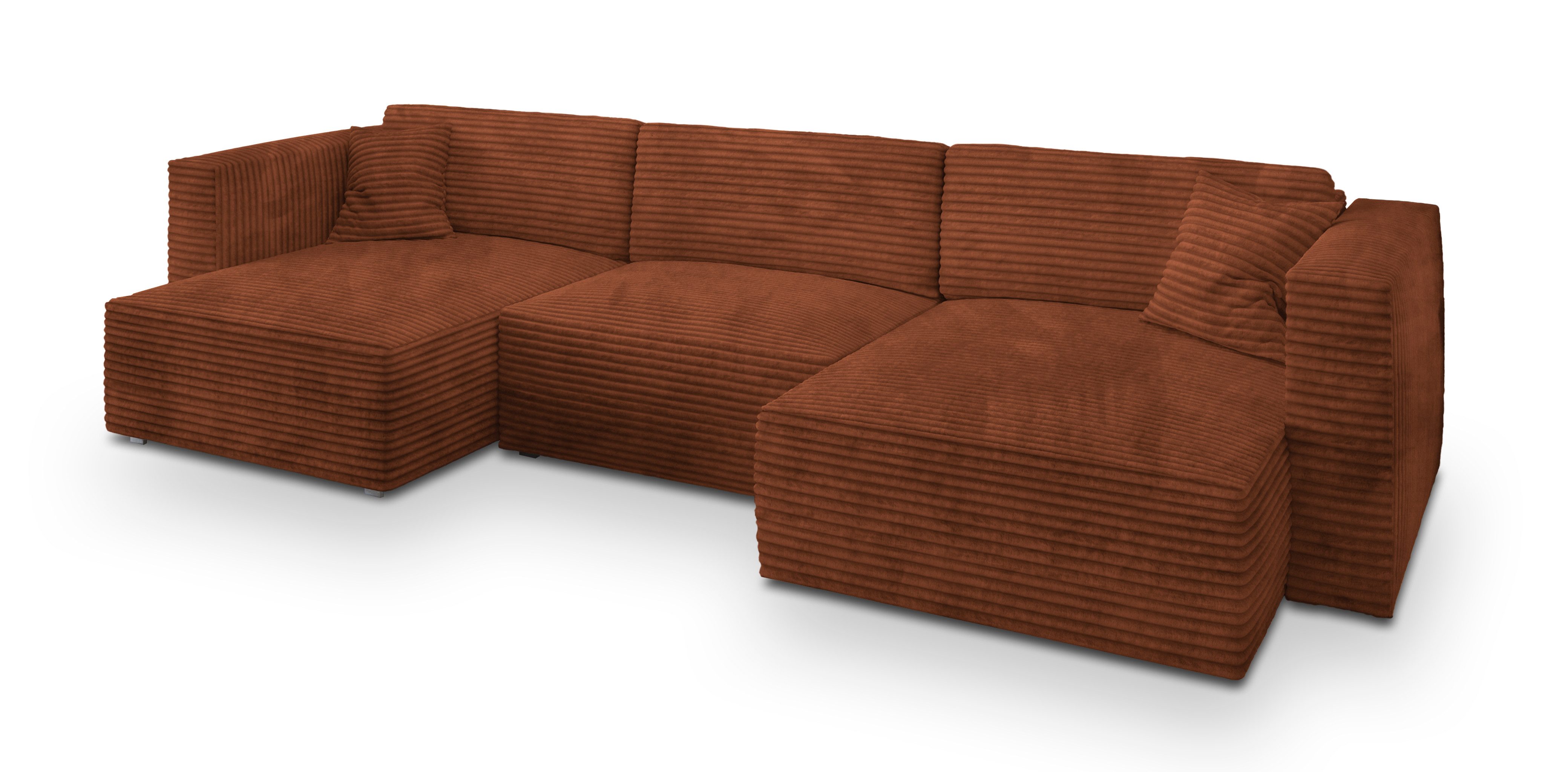 Masseno Ecksofa SARMO mit Schlaffunktion U-Form, günstig online kaufen