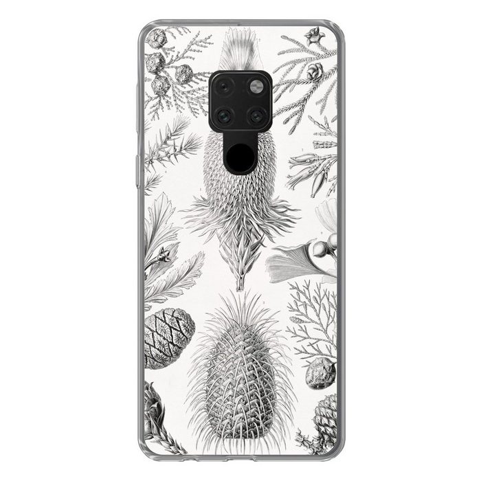 MuchoWow Handyhülle Koniferen - Ernst Haeckel - Kunst - Retro - Illustration - Natur Phone Case Handyhülle Huawei Mate 20 Silikon Schutzhülle