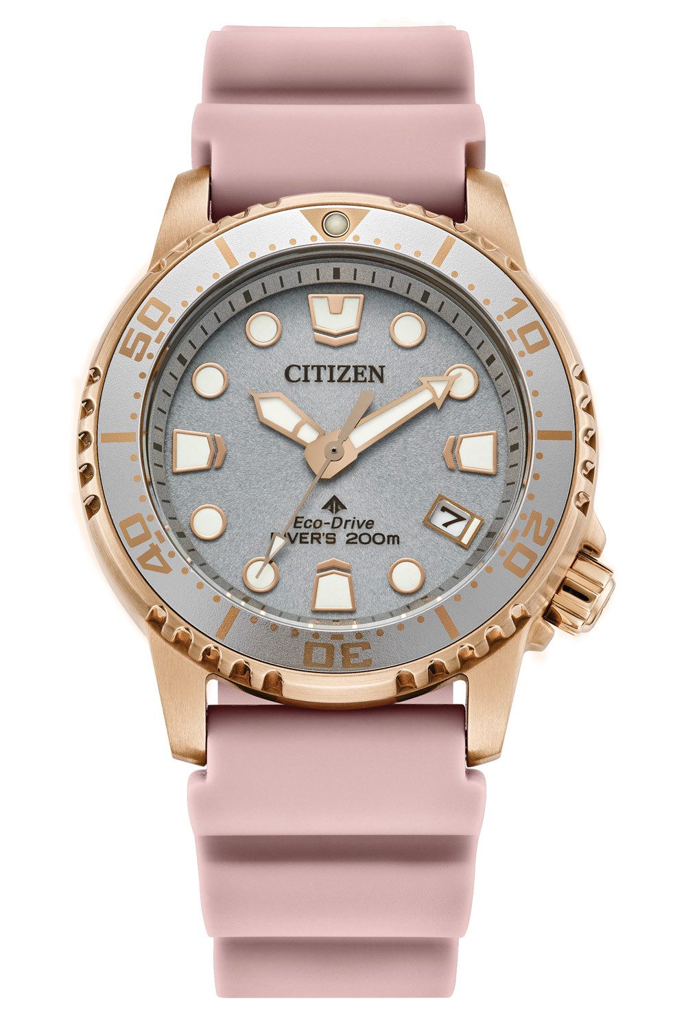 Citizen Taucheruhr Promaster Eco-Drive Roséfarben