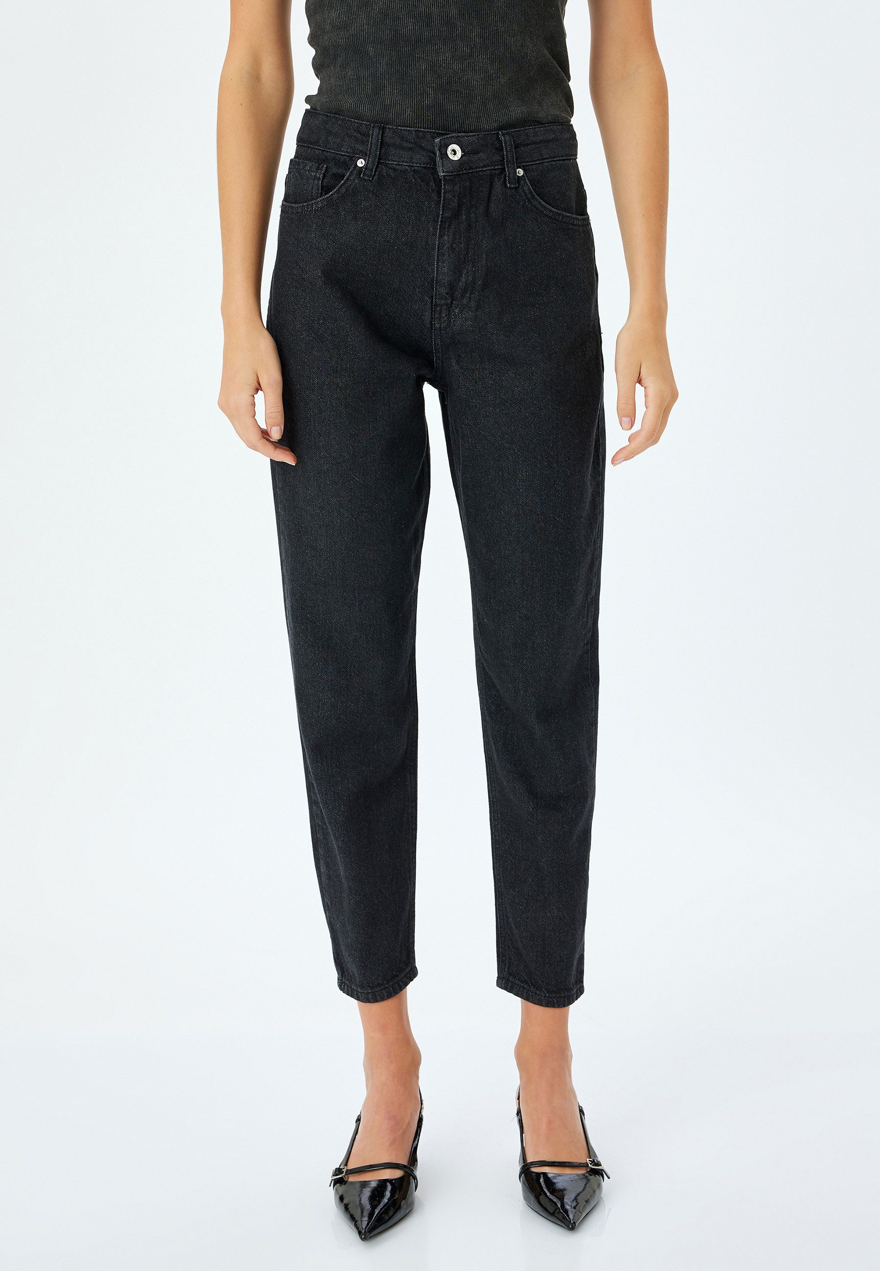 3/4-Jeans Denim Mom Mom-Jeans