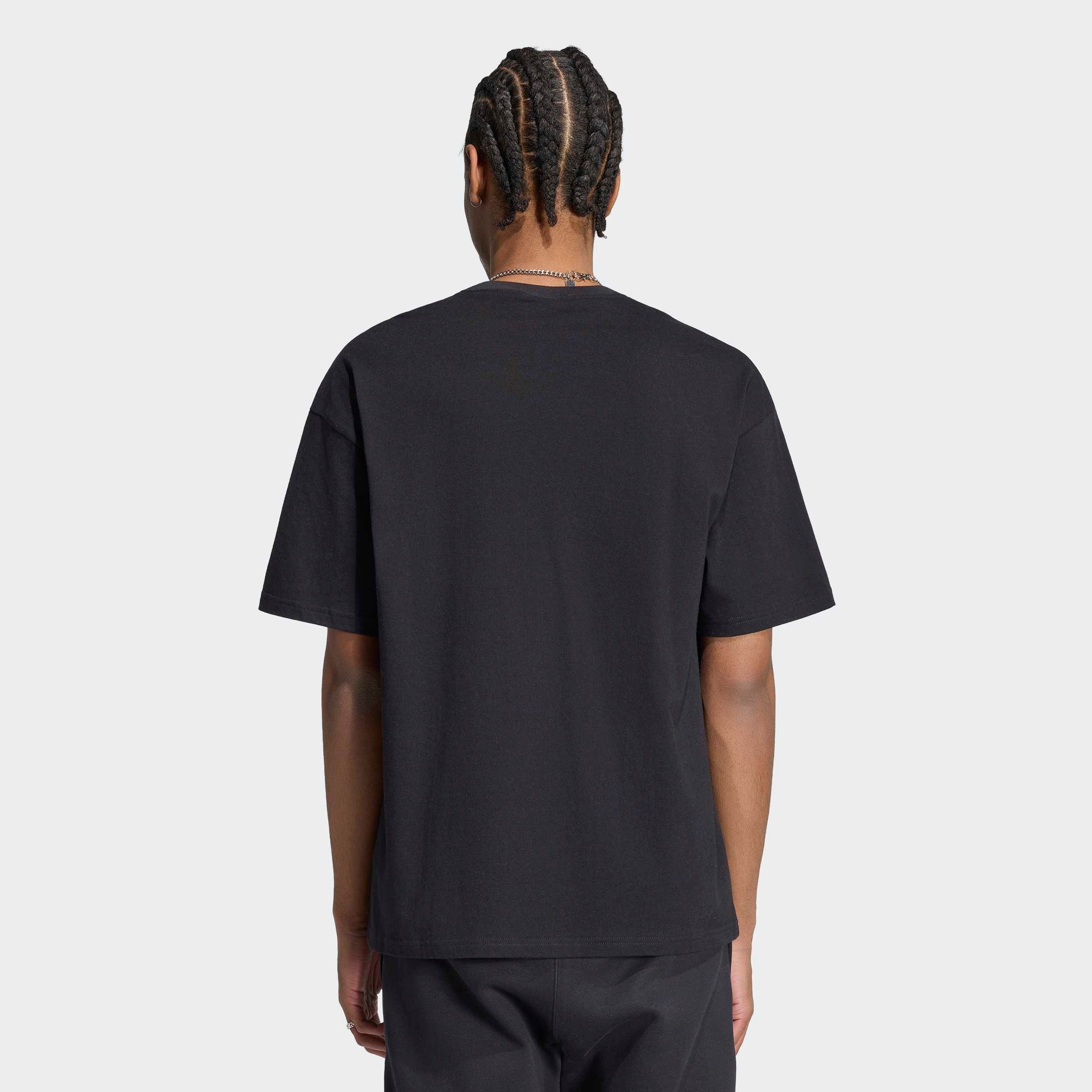 adidas Originals T-Shirt TREFOIL ESSENTIALS, LOCKER GESCHNITTEN für Erwachsene, mit Rundhalsausschnitt, ohne Verschluss, aus Baumwolle