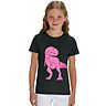 TShirt Farbe: Black - Dino: Neon Pink