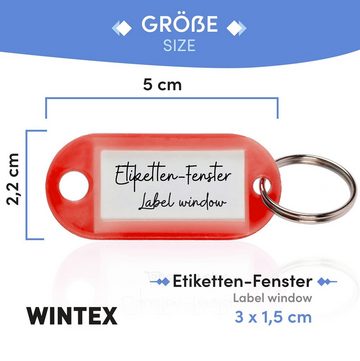 WINTEX Schlüsselanhänger Schlüsselanhänger Wintex 100x Anhänger - Anhänger für Organisation (1-tlg)