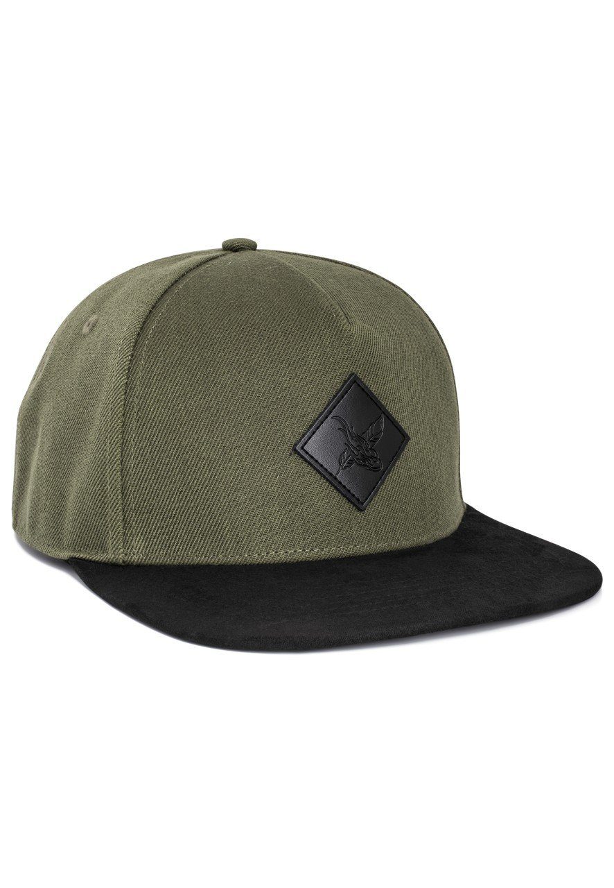 Blackskies Snapback Cap Port Louis Snapback Cap - Olive-Schwarz
