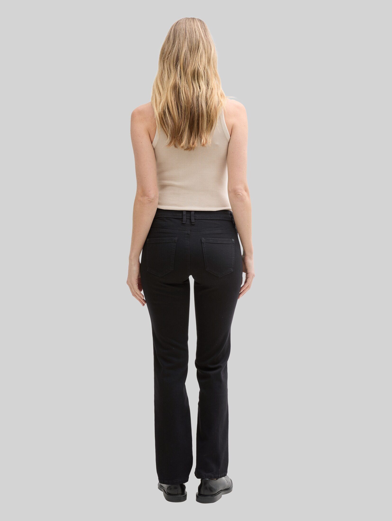 TOM TAILOR Straight-Jeans Jeanshosen TTALEXA STRAIGHT Jeans – Bild 4 von 5