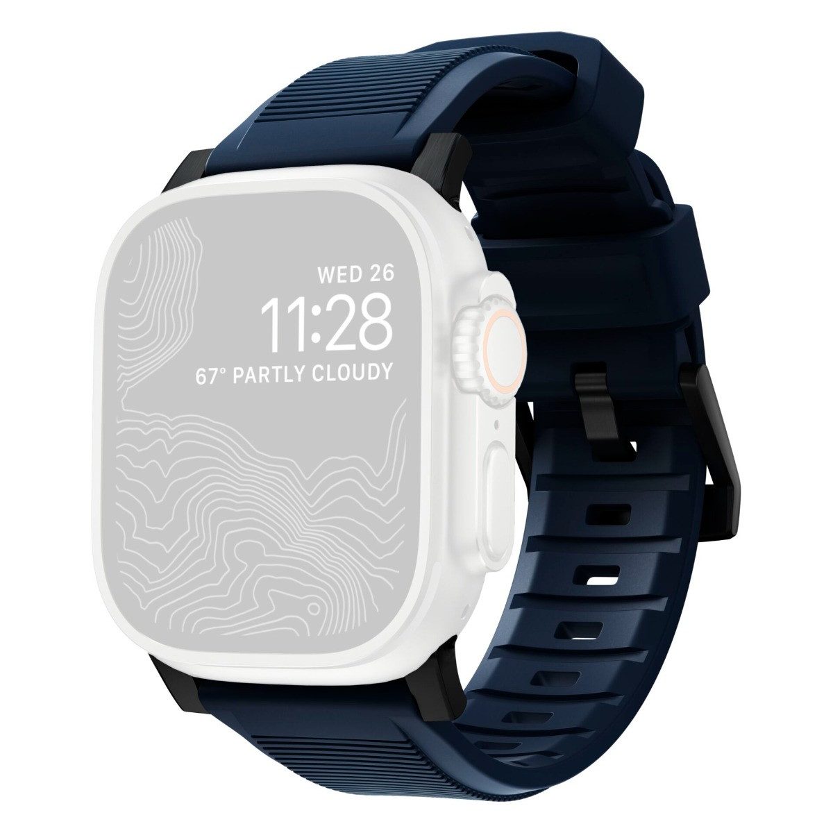 Nomad Wechselarmband Rugged Band, für Apple Watch, 42/44/45/49 mm