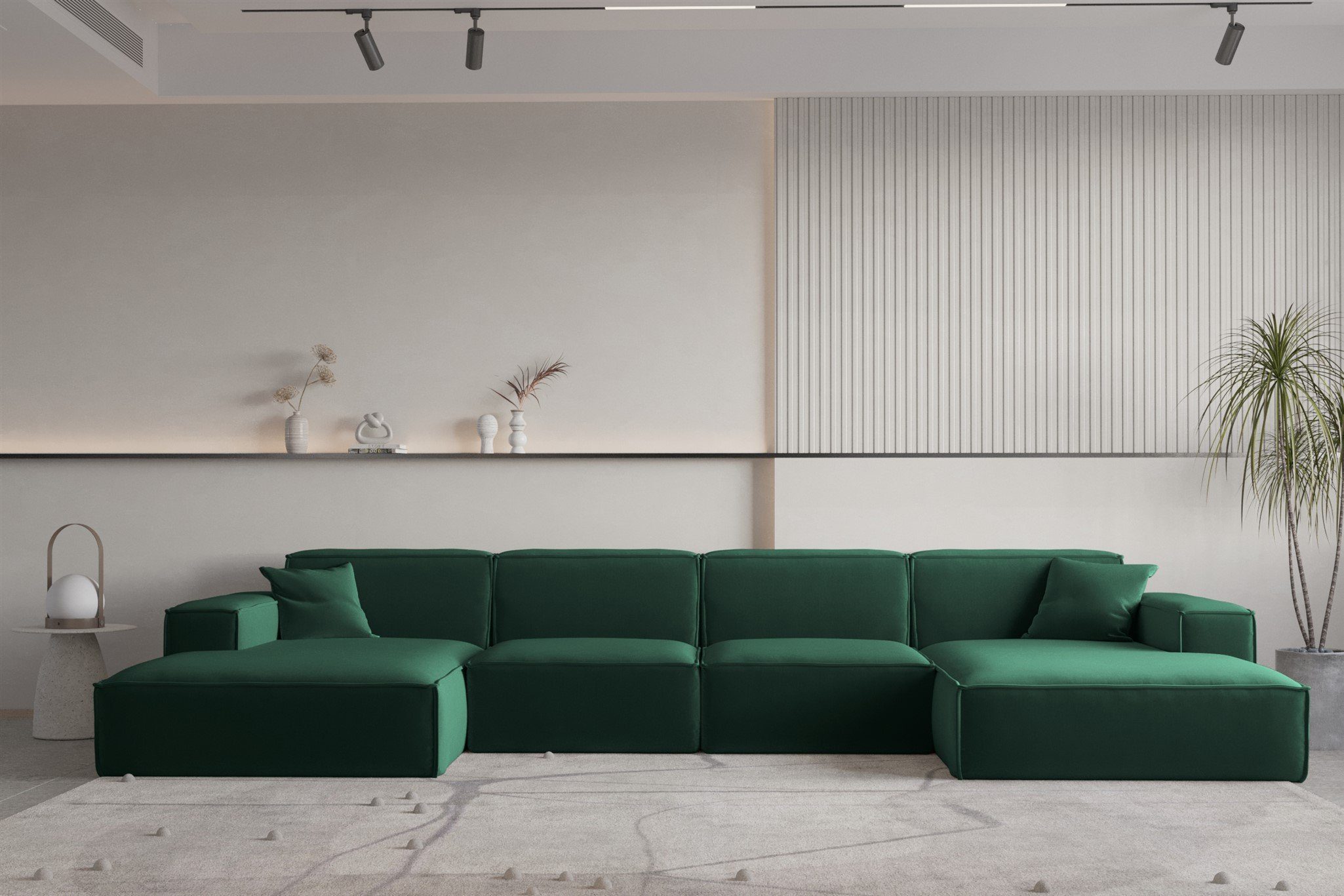 Fun Möbel Wohnlandschaft U-Form CELES PREMIUM, günstig online kaufen