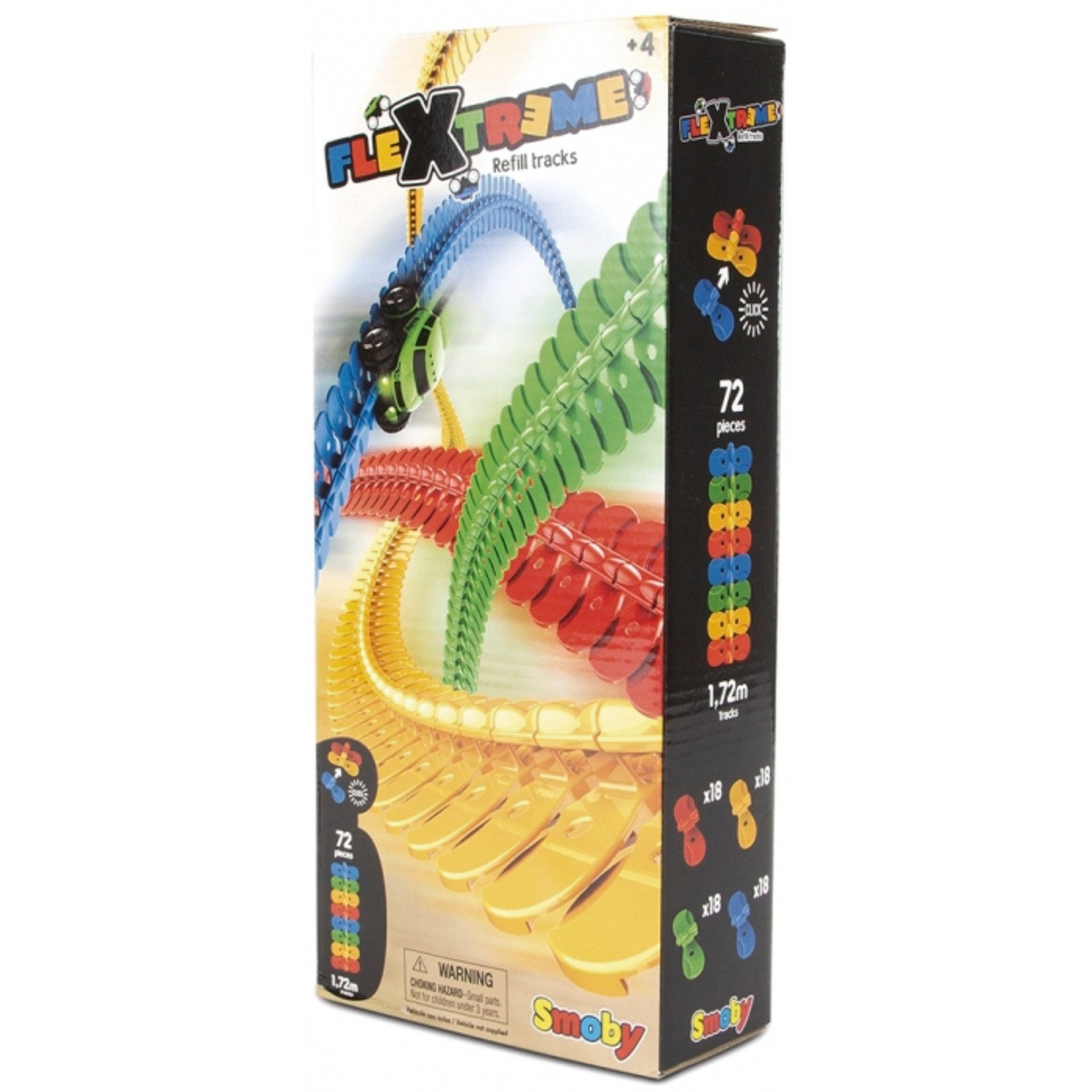 Smoby Autorennbahn Smoby Flextreme Streckenteile, Rennbahn