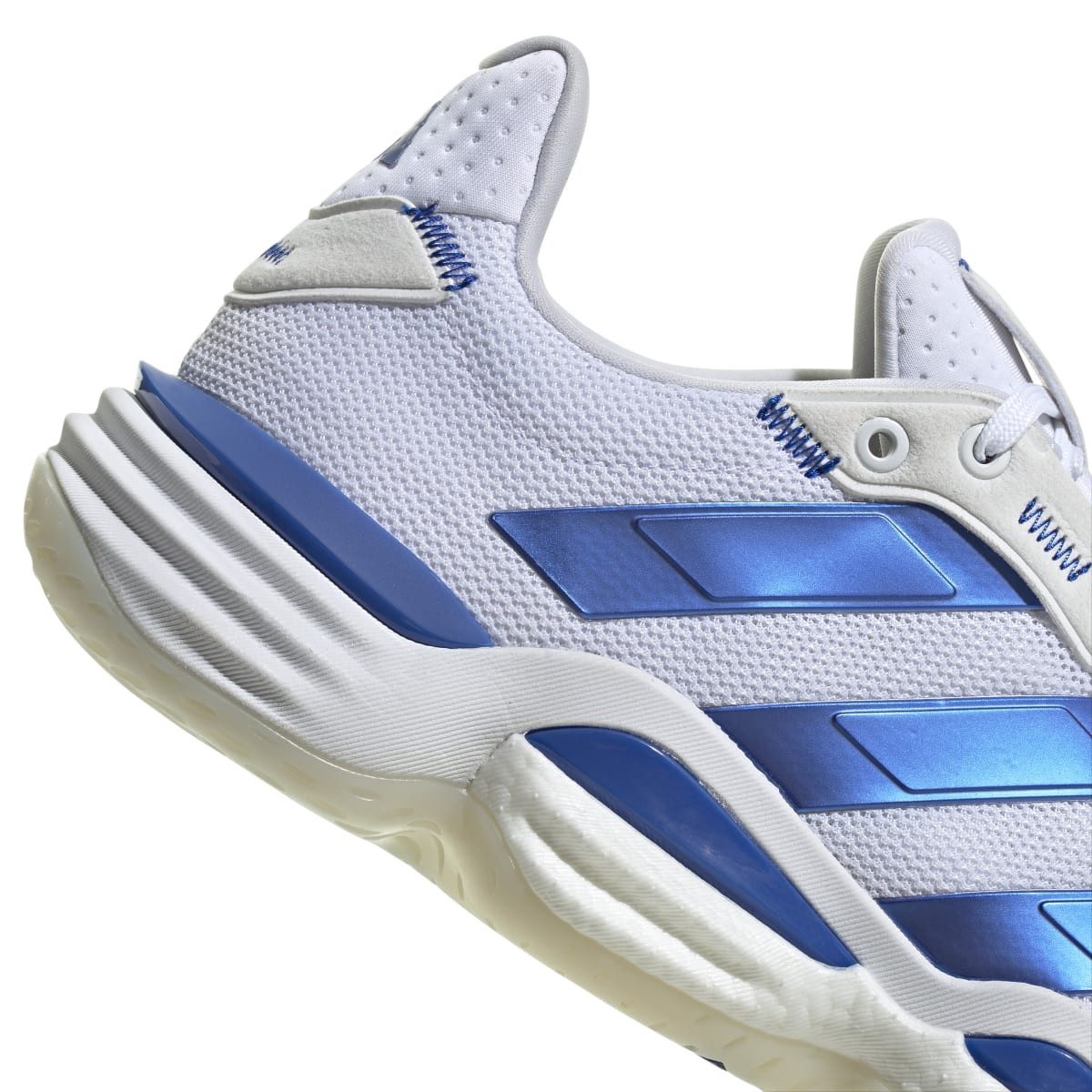 adidas Performance Hallen-Indoorschuhe Stabil 16 weiss/blau Herren Badmintonschuh – Bild 2 von 5
