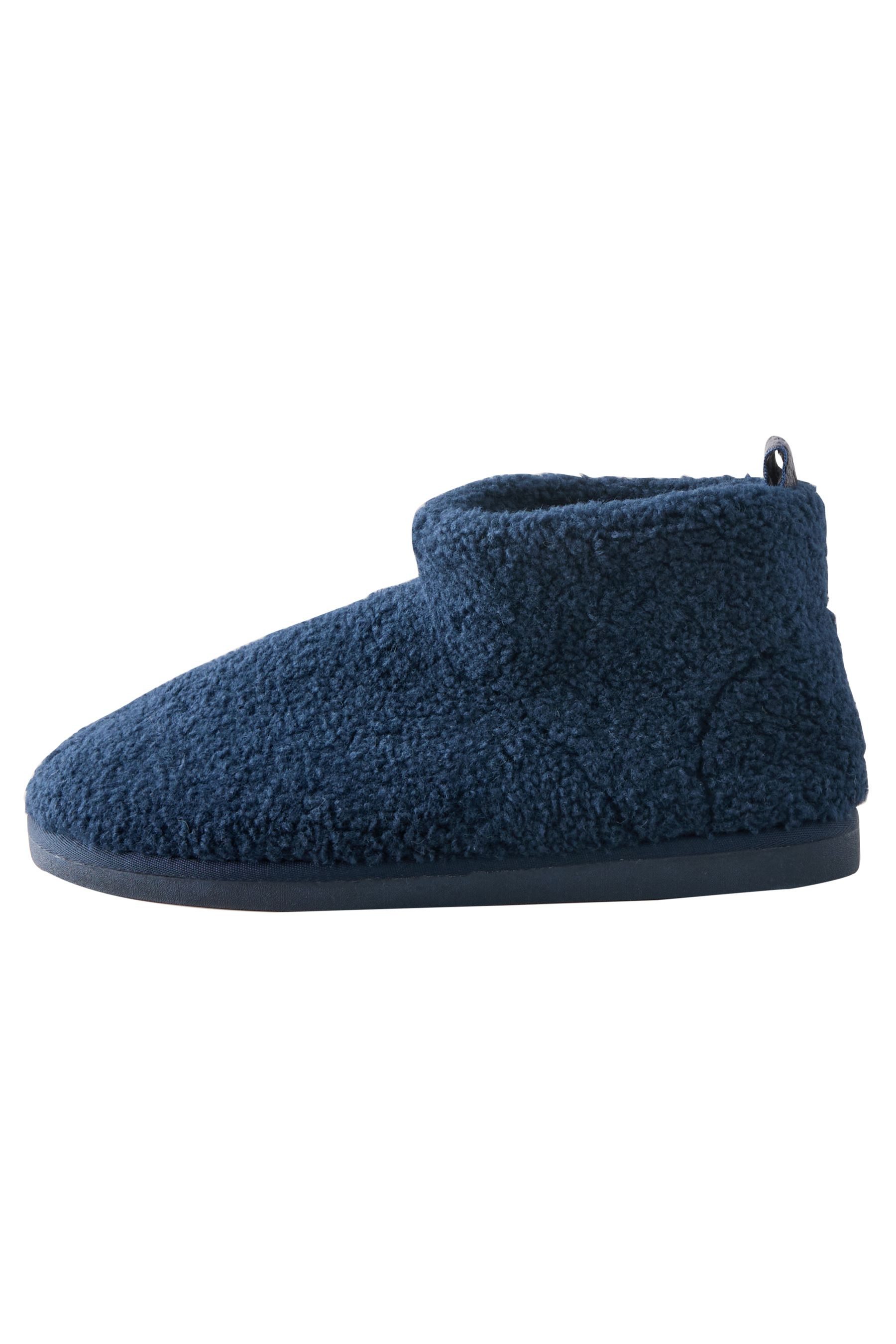 Hausstiefel mit Teddyfell Hausschuh