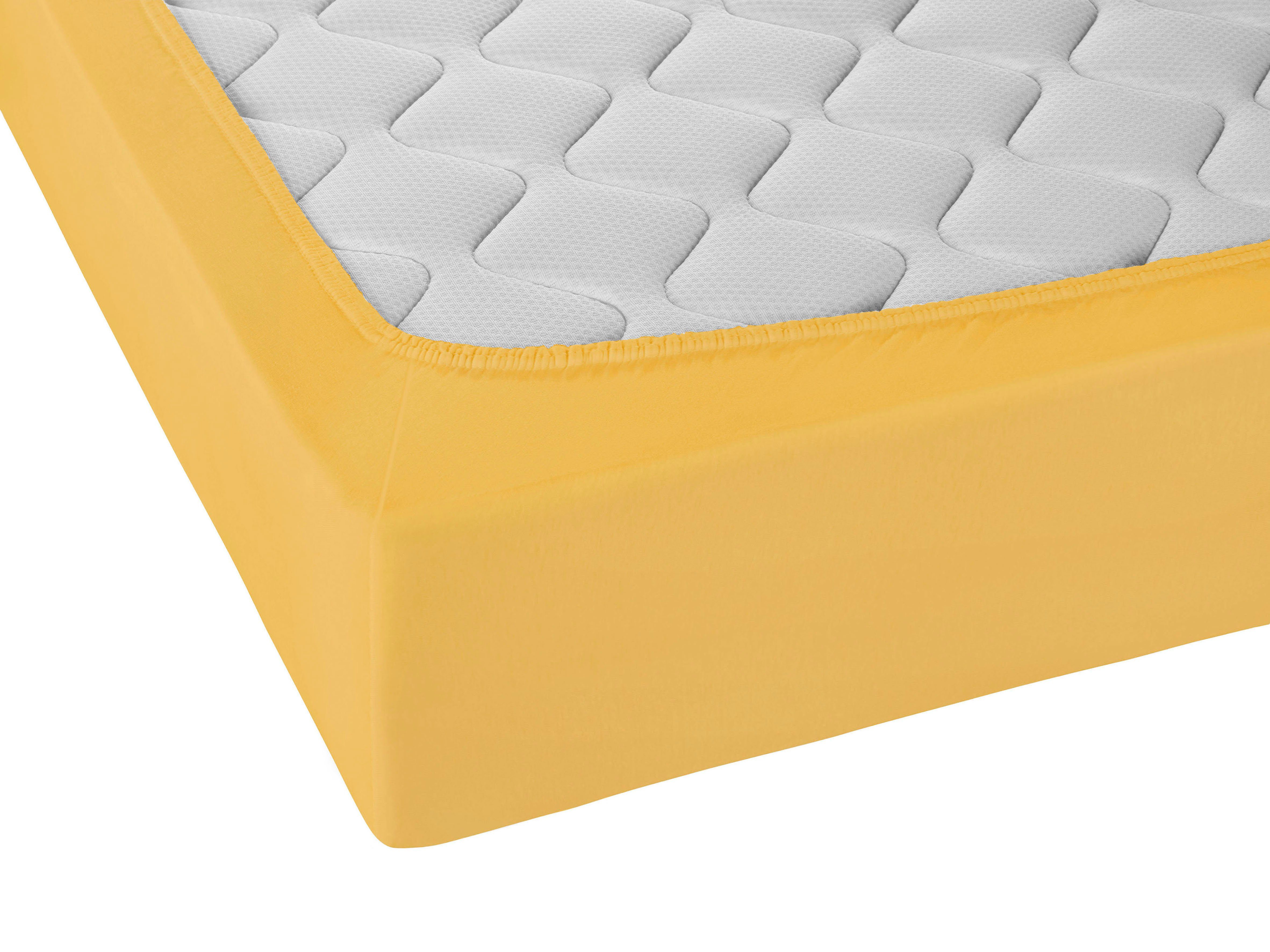 Biberna Spannbettlaken 0077866 Deluxe Jersey-Elastic Spannbetttuch 97% Baumwolle, Jersey-Elasthan, Gummizug: rundum, (1 Stück), Jersey mit Elasthan, Rundumgummi – Bild 5 von 5