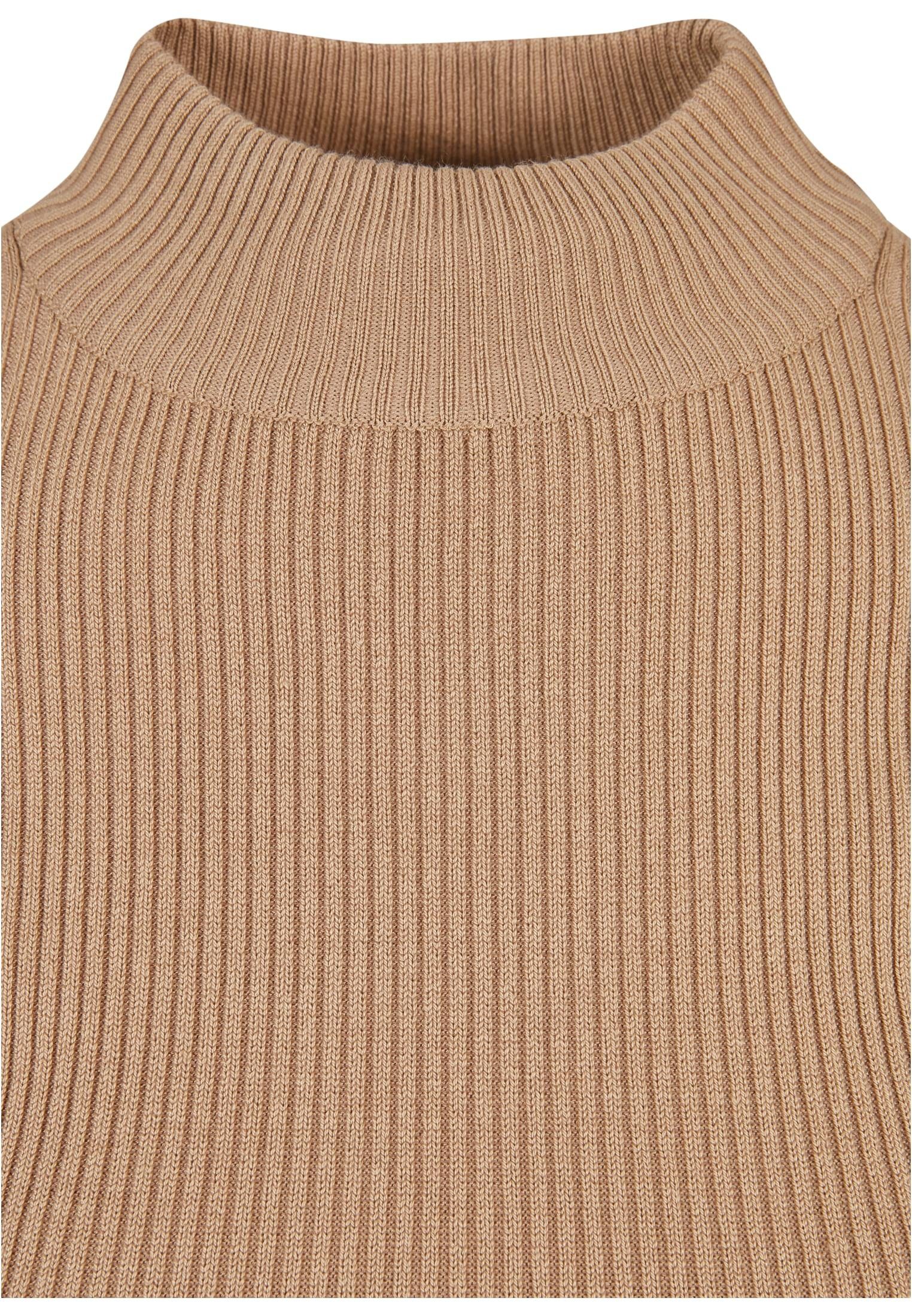 Turtelneck (1-tlg) Kapuzenpullover Rib Ladies Sweater unionbeige URBAN CLASSICS Knit Damen