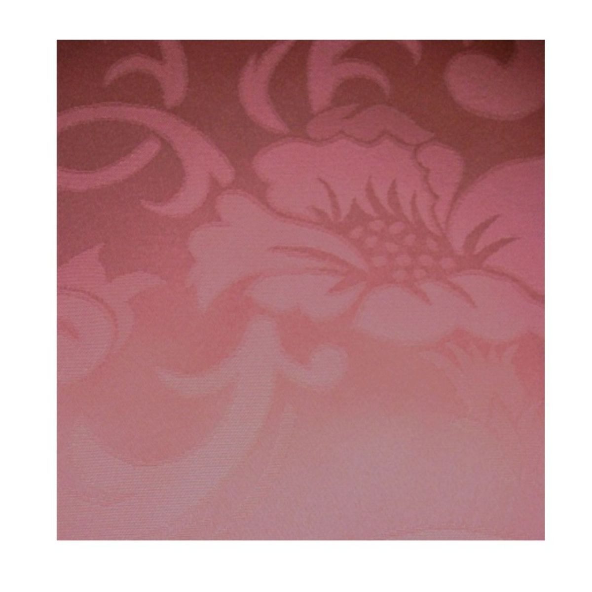 Kaiman GmbH Tischdecke Tischdecke Damast Ø160cm rot Tafeltuch Polyester waschbar Fleckschutz, waschbar