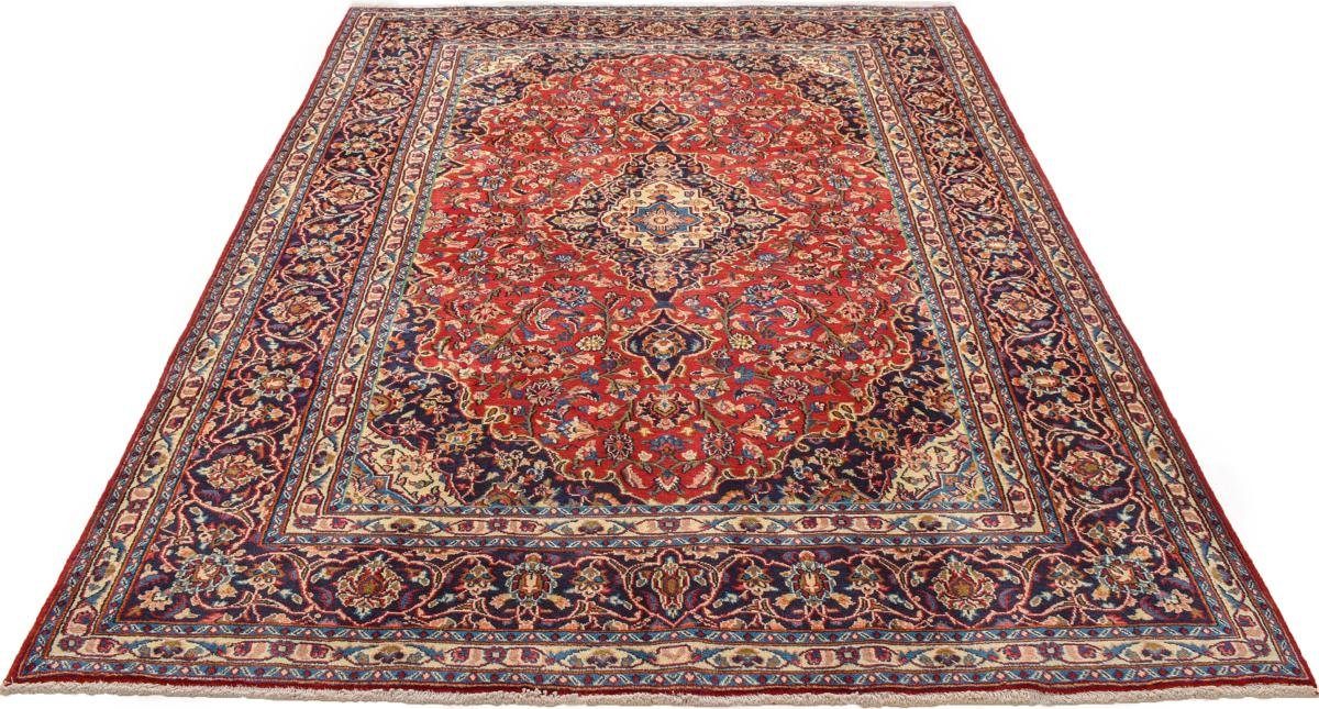 Mashhad Orientteppich rechteckig, Nain Handgeknüpfter Orientteppich Höhe: Trading, mm / Perserteppich, 12 199x279