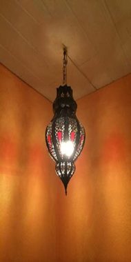 Marrakesch Orient & Mediterran Interior Deckenleuchte Orientalische Lampe Pendelleuchte Rostfarben Azah