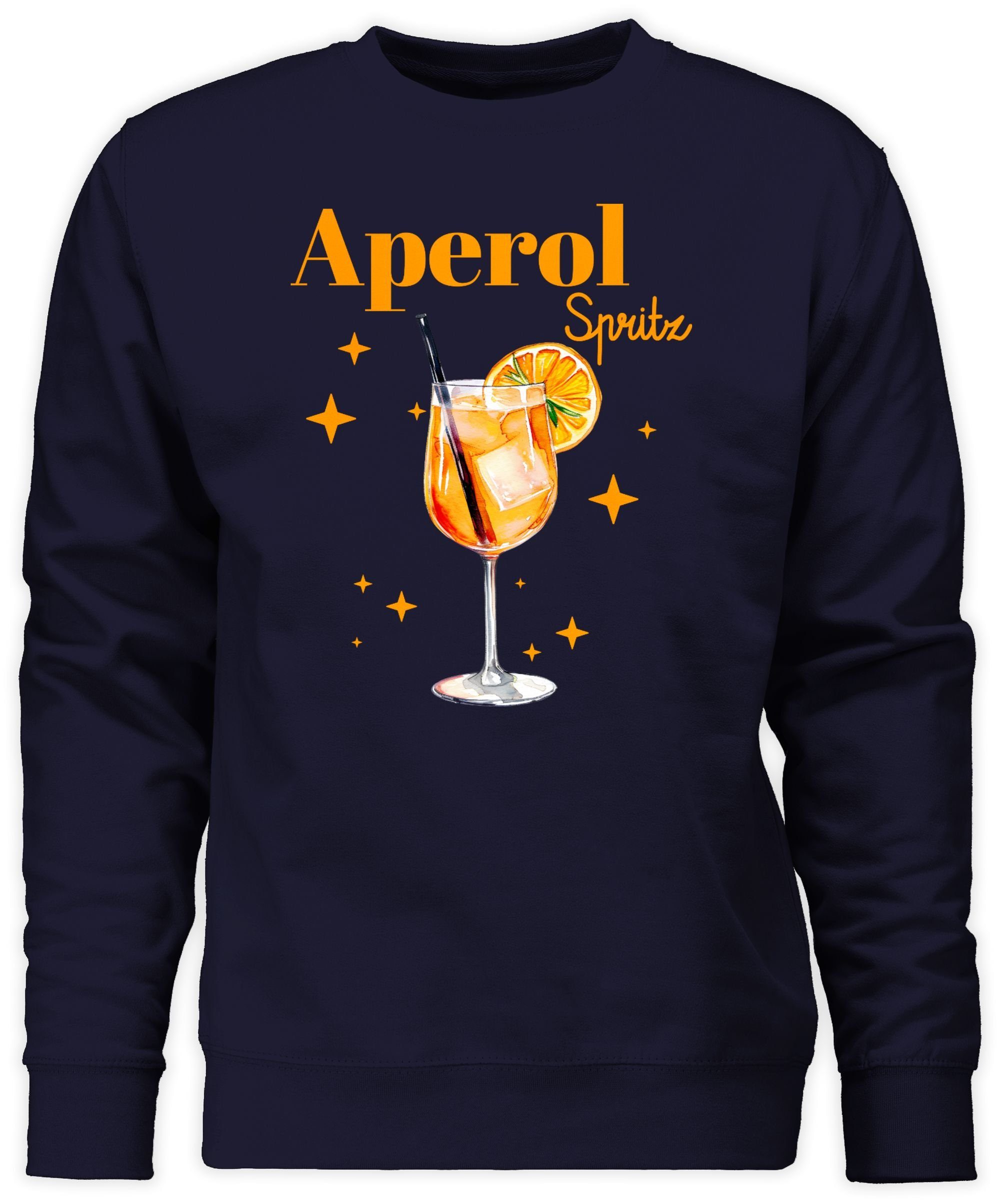 Sweatshirt Aperol Spritz Kostüm I Aperoli I Aperollin Freundin Spritztour