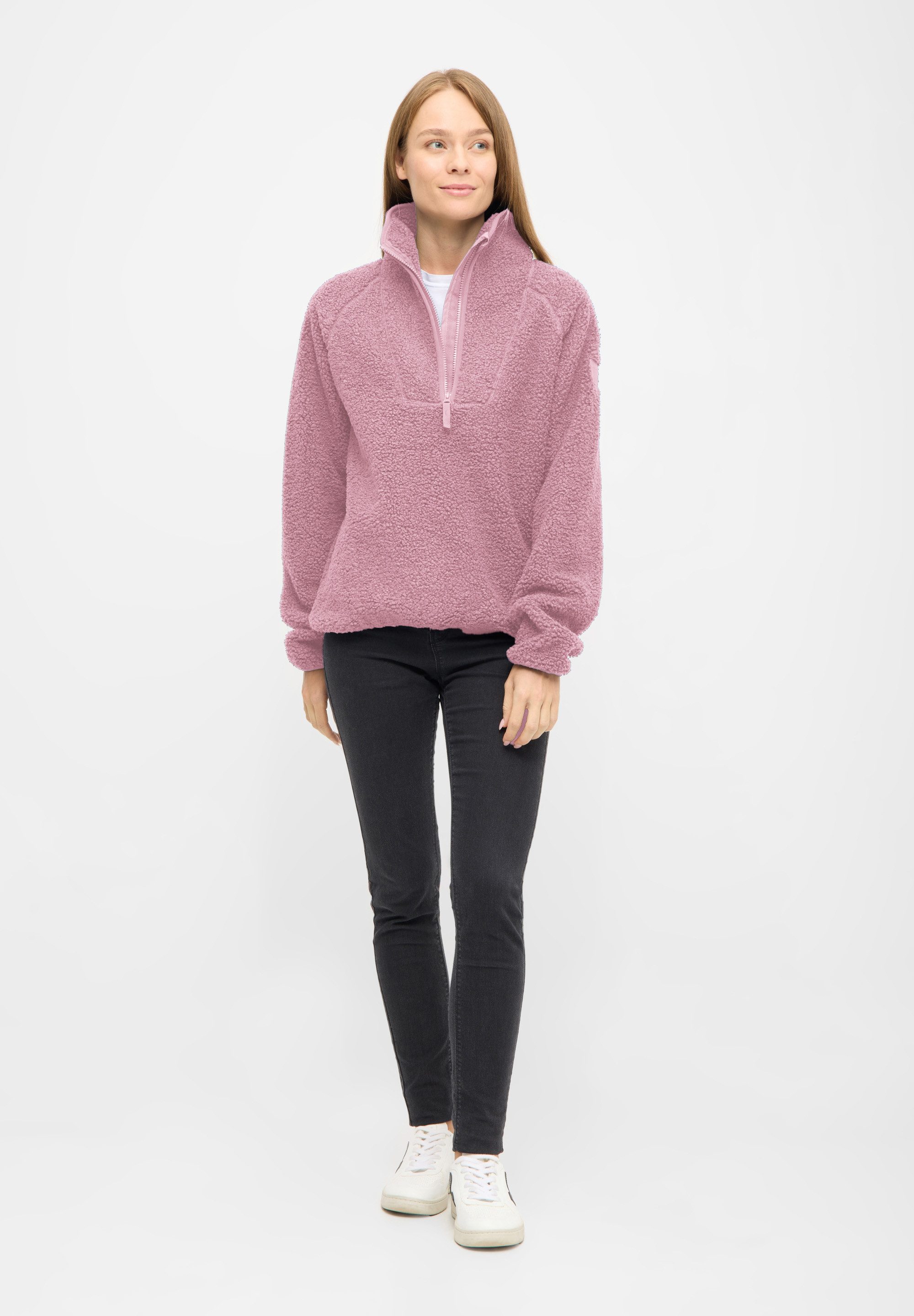 Derbe Fleecejacke Kuschelby Troyer Fleecepullover, Halfzip, warm, gemütlich