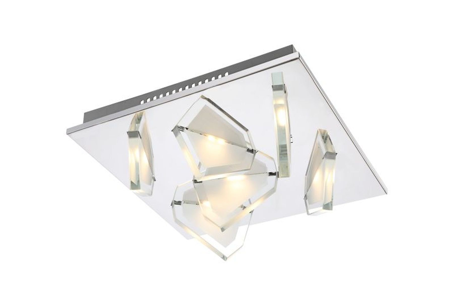 GLOBO LIGHTING Deckenleuchte Deckenleuchte LED Wohnzimmer Deckenlampe eckig günstig online kaufen