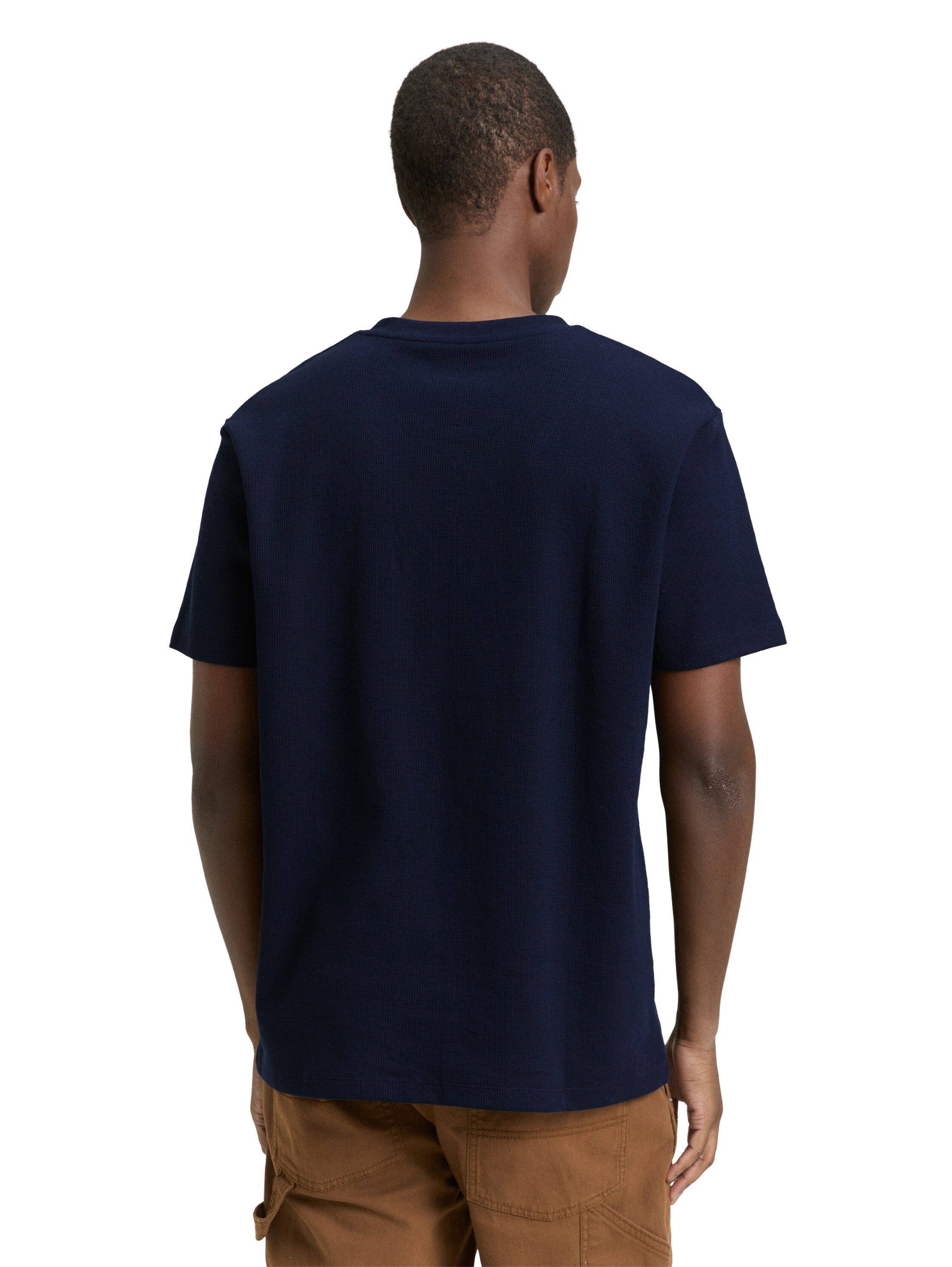 TOM TAILOR Denim T-Shirt in Piqué-Qualität günstig online kaufen