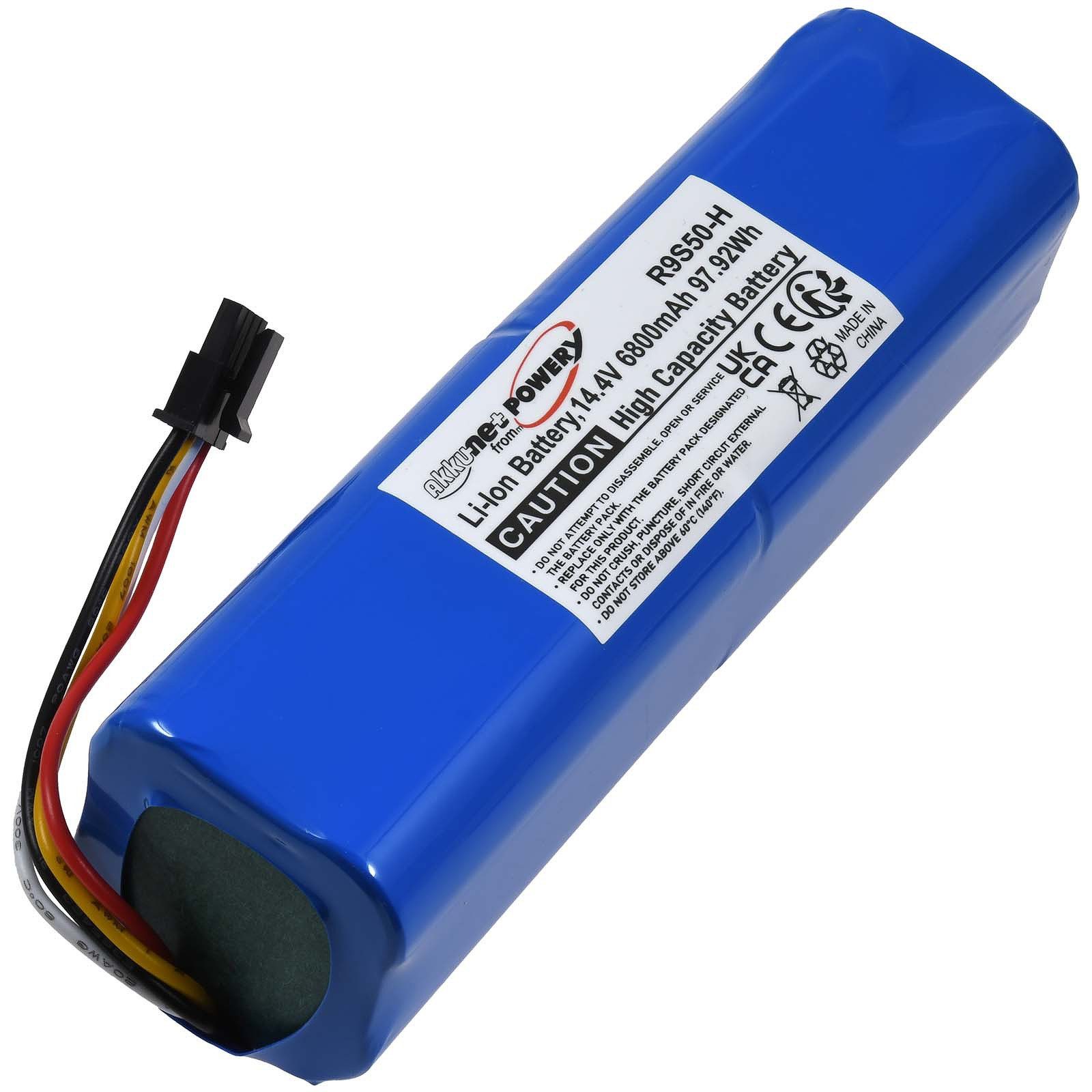 Powery Powerakku für Dreame F9 Staubsauger-Akku 6800 mAh (14.4 V)