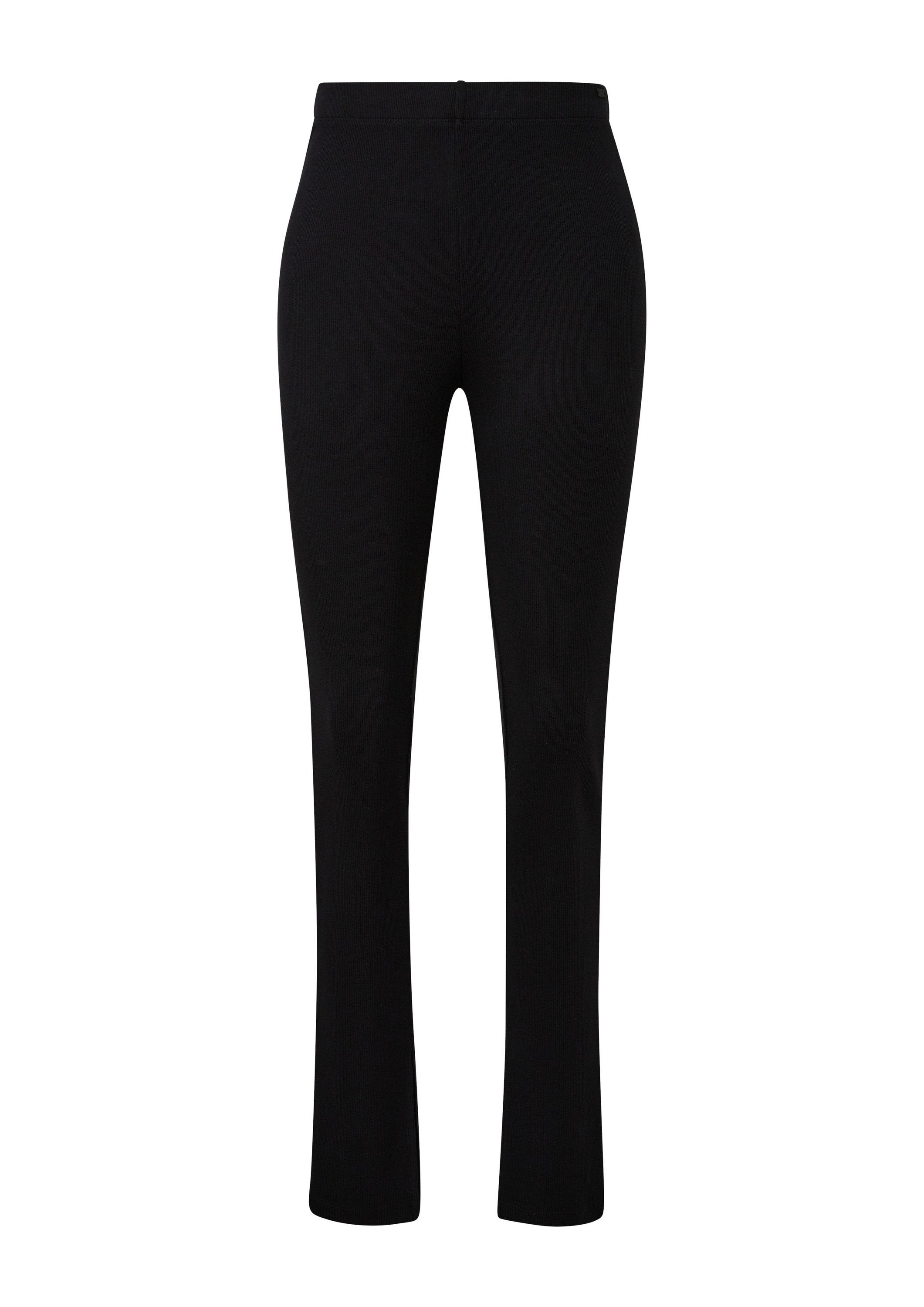 QS Leggings Leggins Skinny: Leggings mit Rippstruktur günstig online kaufen