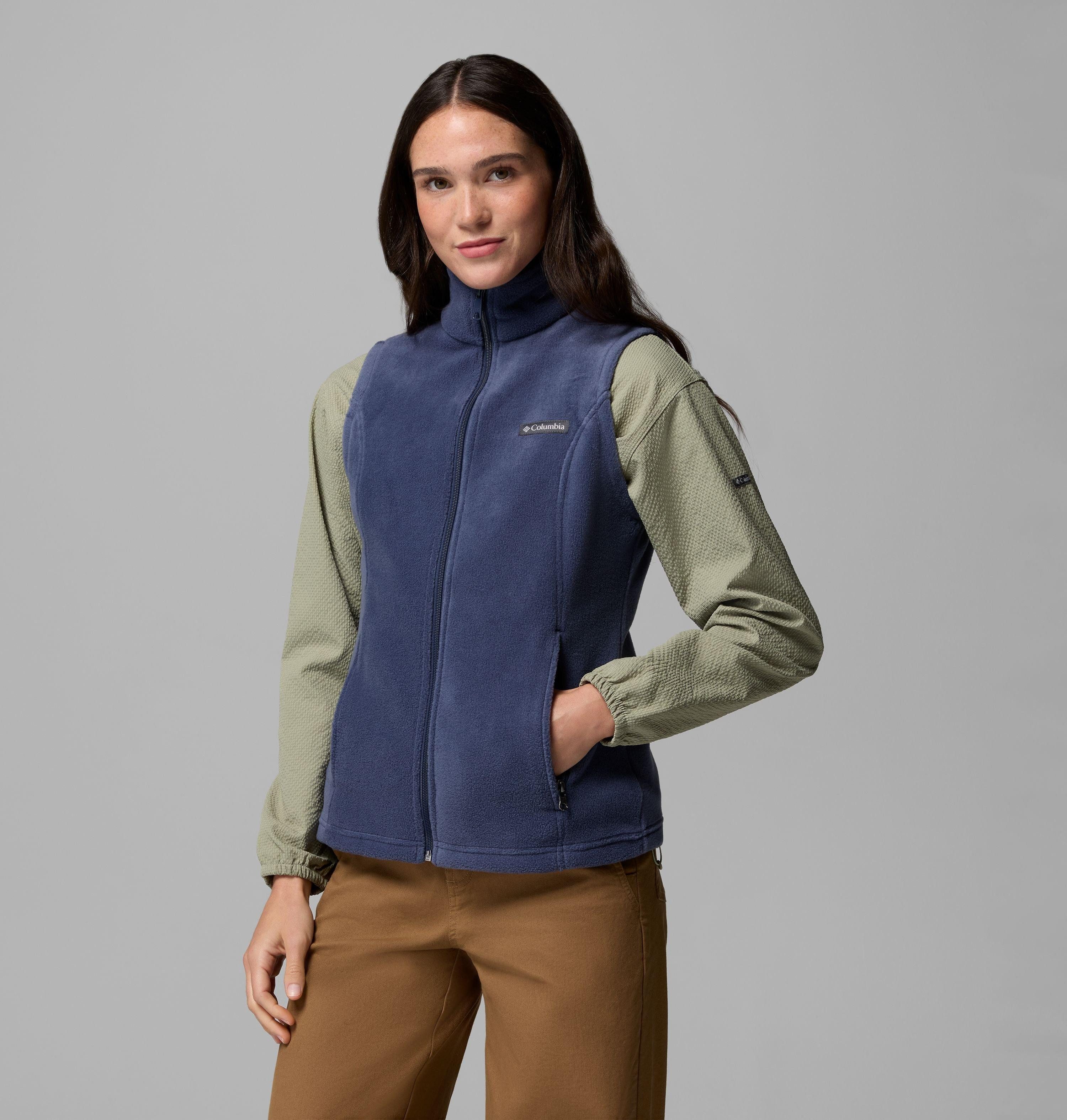 Columbia Fleeceweste Benton Springs Vest atmungsaktives Material, schnell trocknend, wasserabweisend