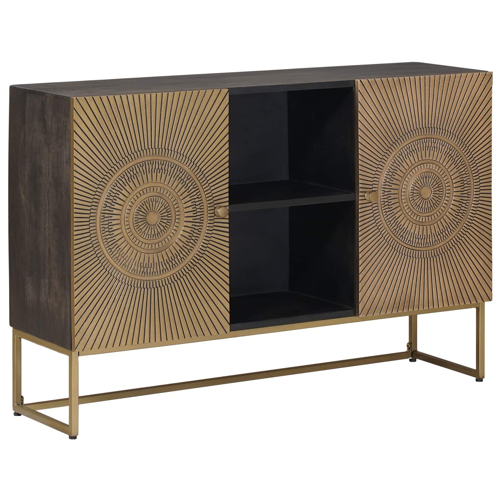 vidaXL Sideboard 105 x 30 x 70 cm Sideboard Messing 105x30x70 cm