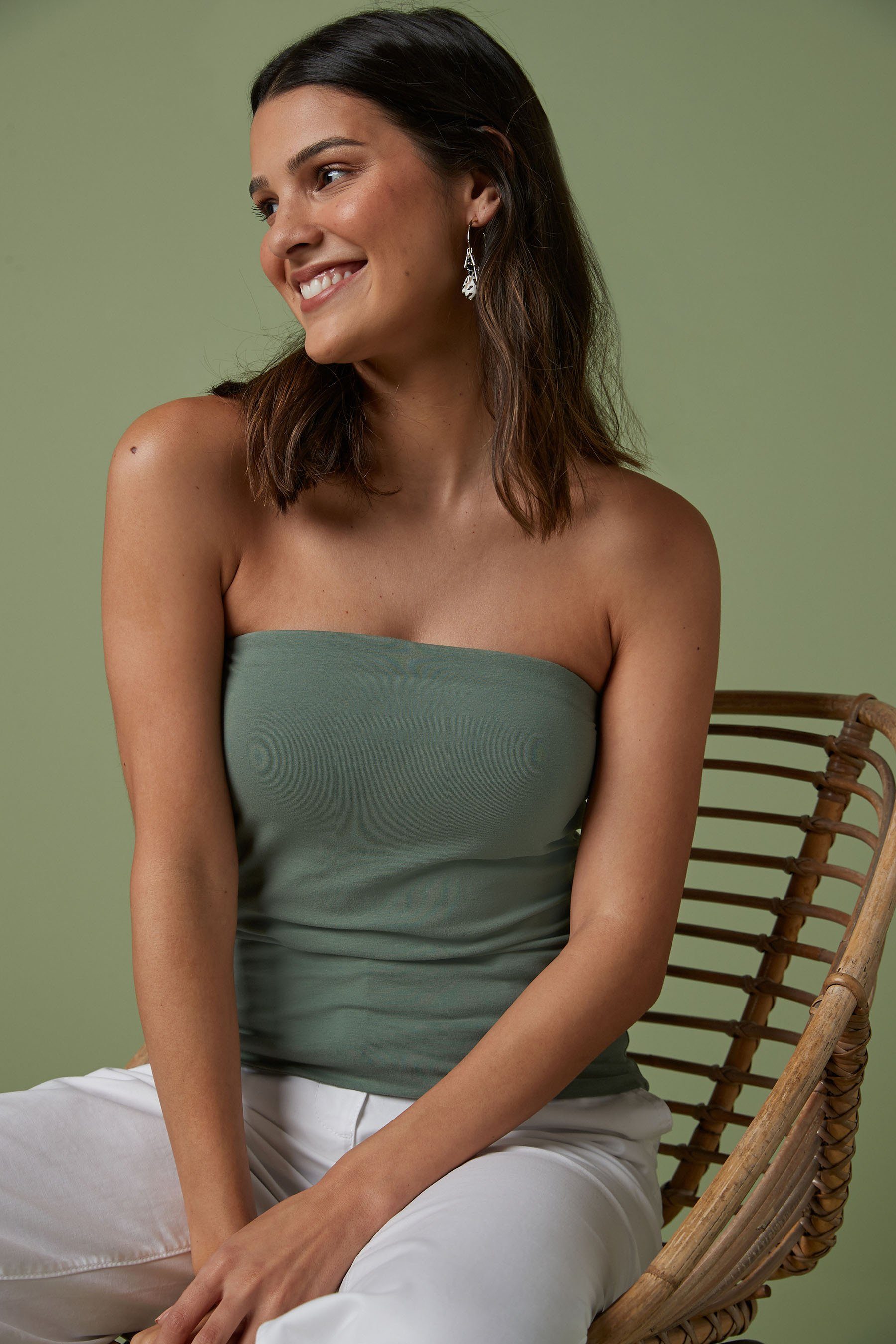 Next Bandeautop Bandeau-Schlauchtop mit hohem Baumwollanteil (1-tlg) günstig online kaufen