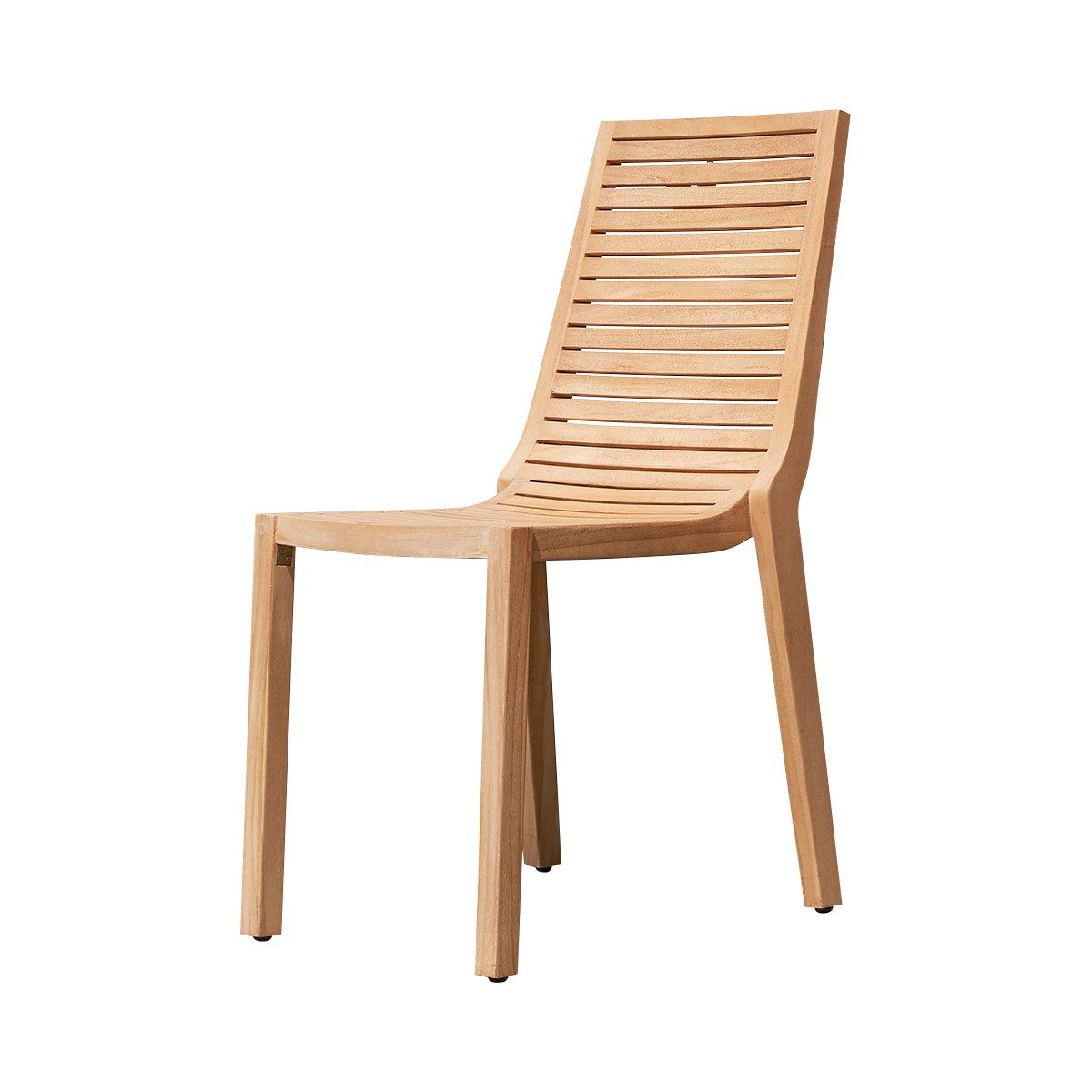 Tikamoon Gartenstuhl Gartenstuhl Outdoor Stuhl Teakstuhl Massivholz