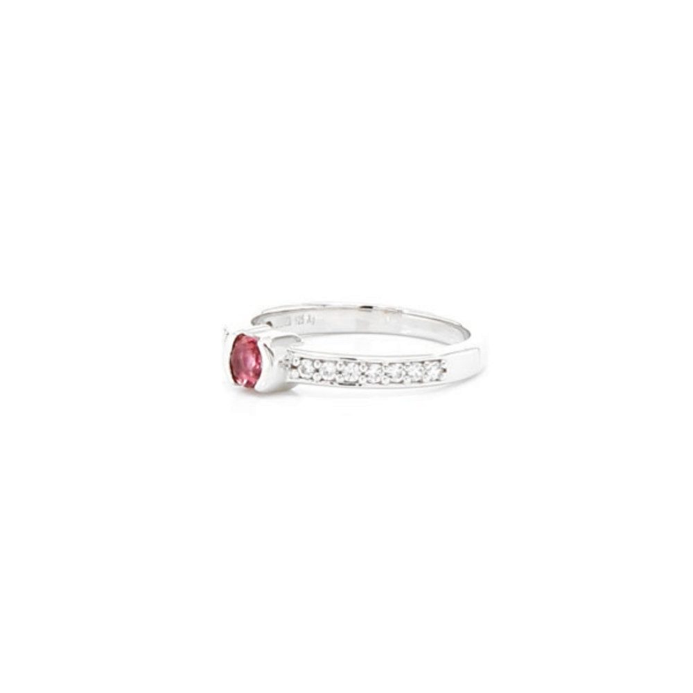 Cavill Silberring Cavill Ring aus 925 Sterlingsilber mit 0,23 ct pink Turmalin & Zirkone (1-tlg)