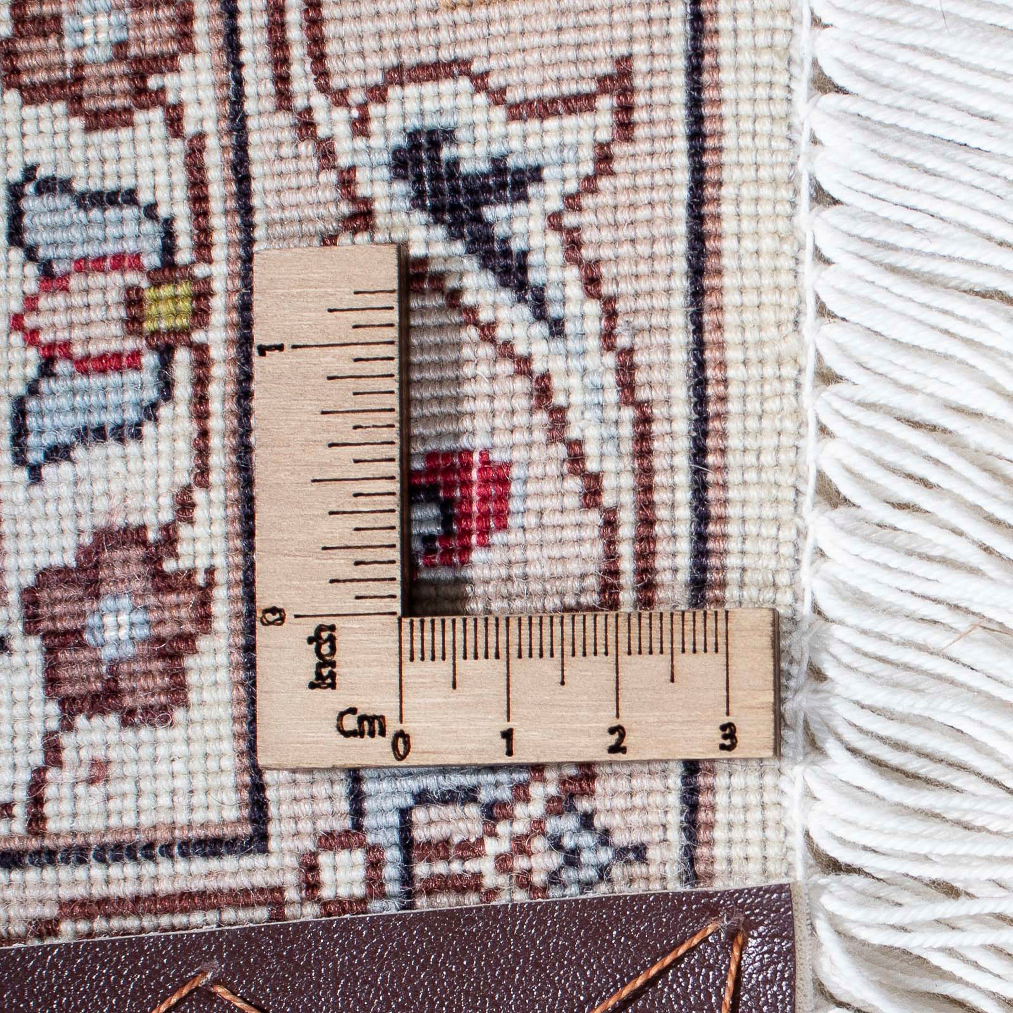morgenland, Royal Zertifikat Täbriz x rechteckig, - Orientteppich - Einzelstück Handgeknüpft, mm, mit Perser 7 154 Wohnzimmer, beige, 203 Höhe: - - cm